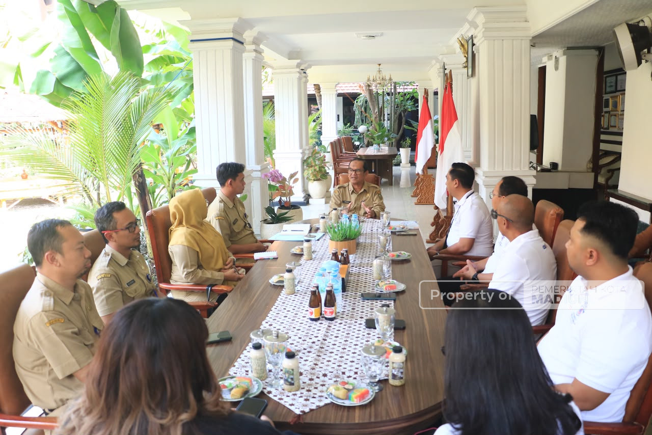 Terima Audiensi Tribun Jatim, Sekda Kota Madiun Dukung Pencarian Bibit Atlet Voli Berprestasi