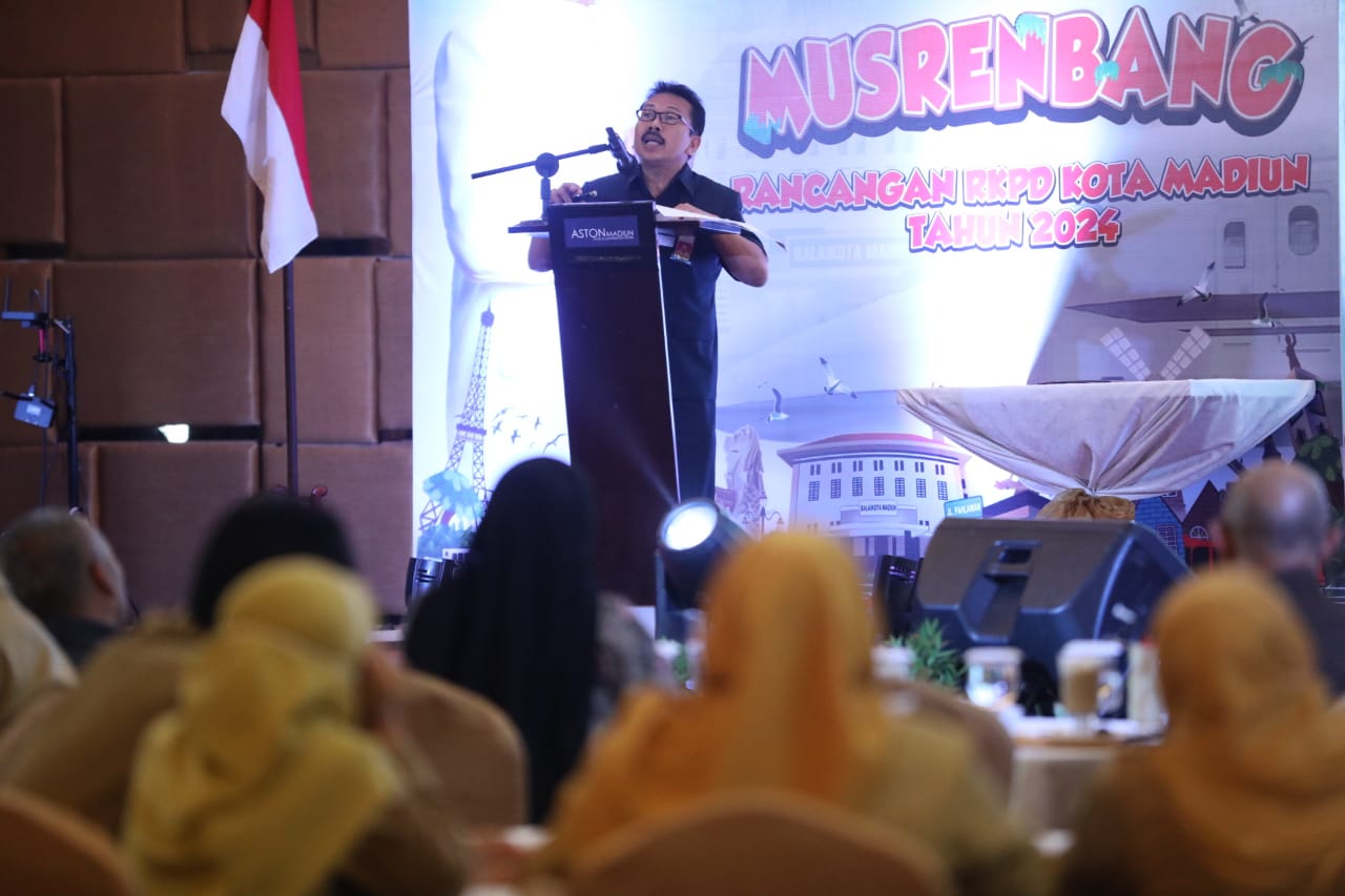 Musrenbang RKPD Kota Madiun 2024, Wali Kota Harap Pembangunan Tingkatkan Kesejahteraan Masyarakat