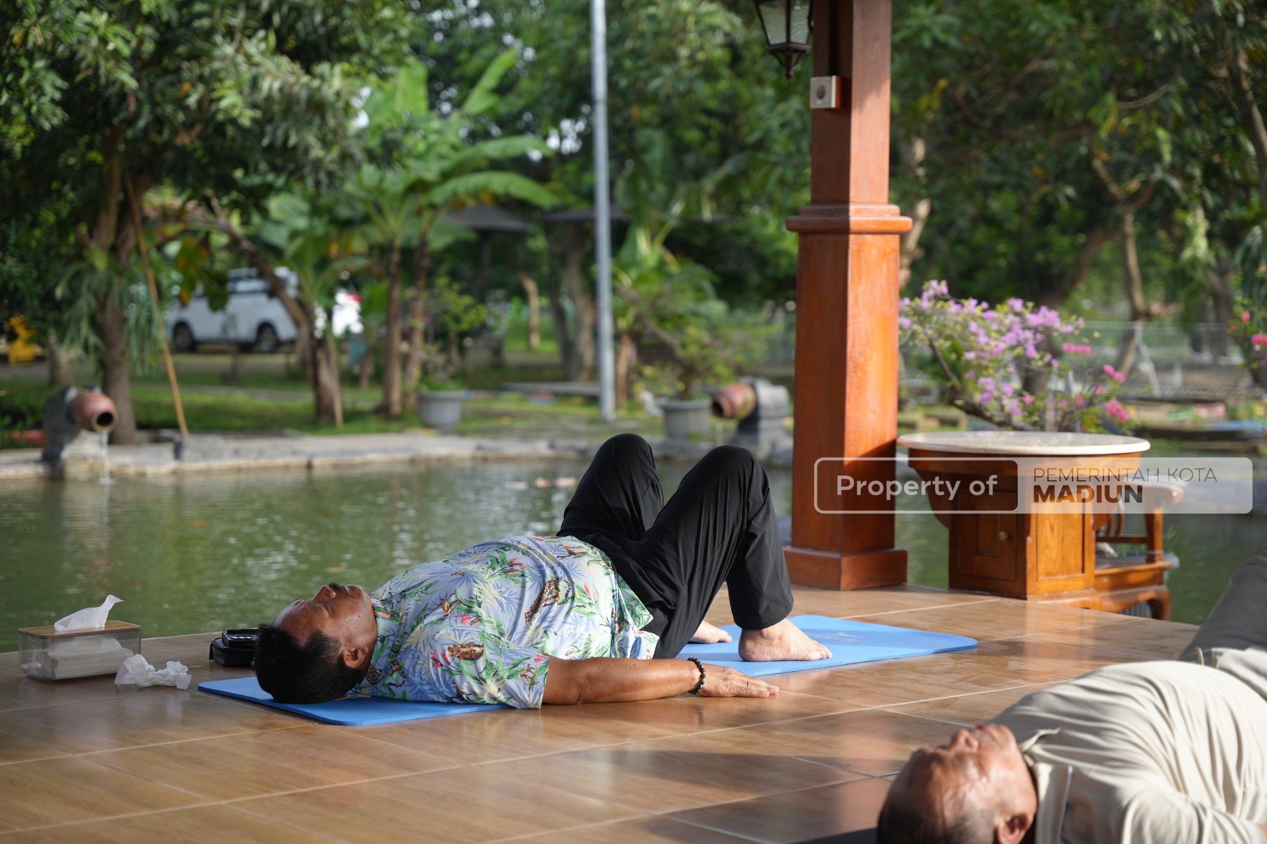 Jaga Kebugaran Aparatur, Wali Kota Madiun Rutinkan Senam Yoga di Green House