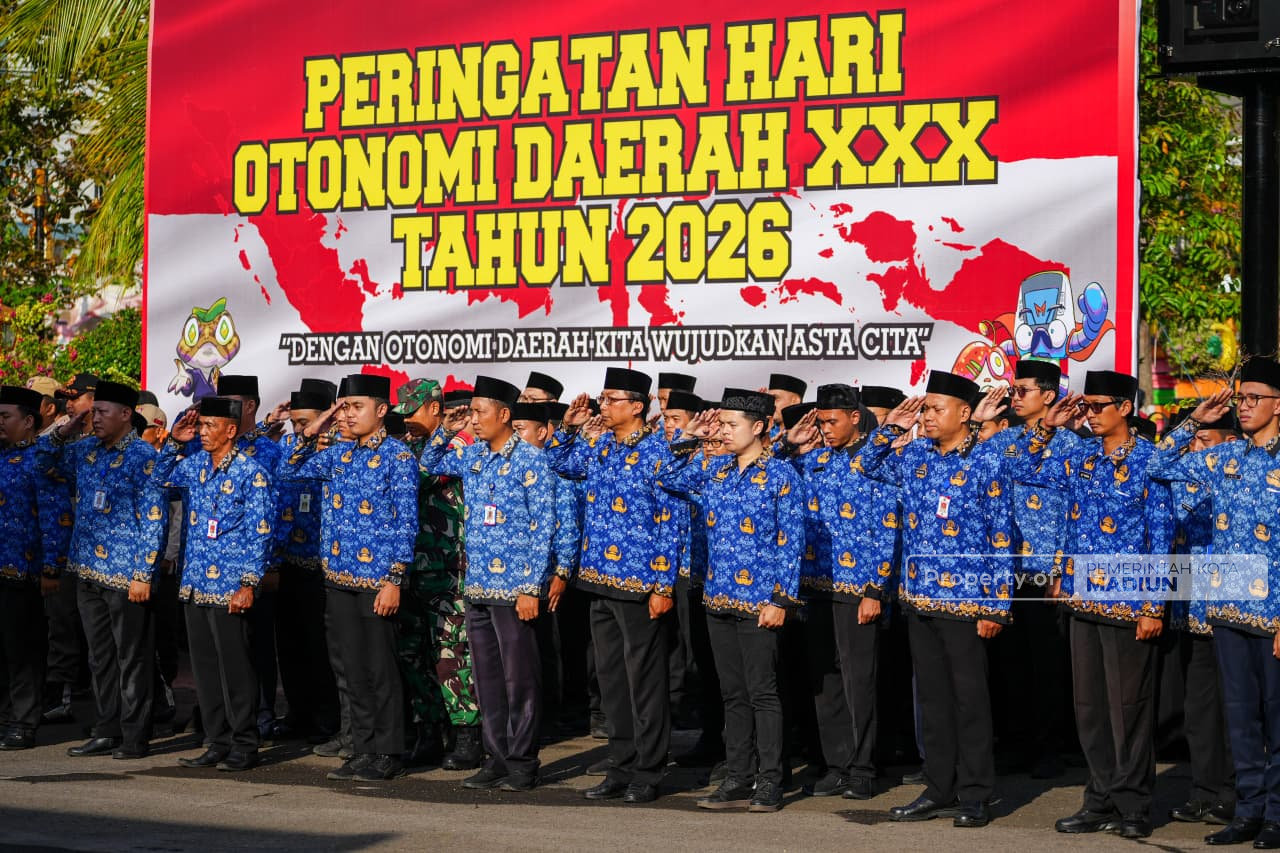 Upacara Hari Otonomi Daerah ke-30, Plt Wali Kota Tekankan Sinergi Pusat–Daerah dan Dampak Nyata Program