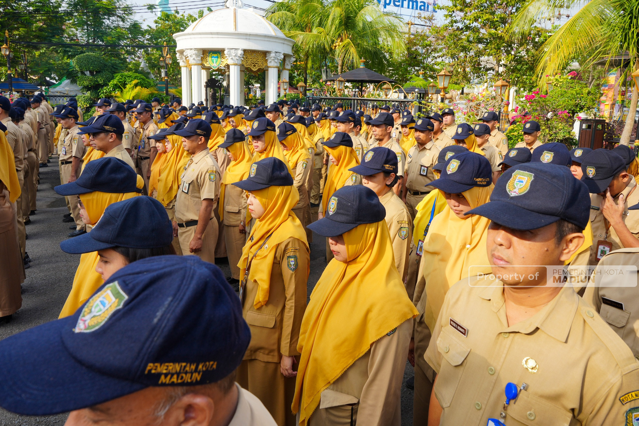 Gelar Apel, Plt Wali Kota Madiun Tegaskan ASN Harus Kawal Target Pembangunan 2030