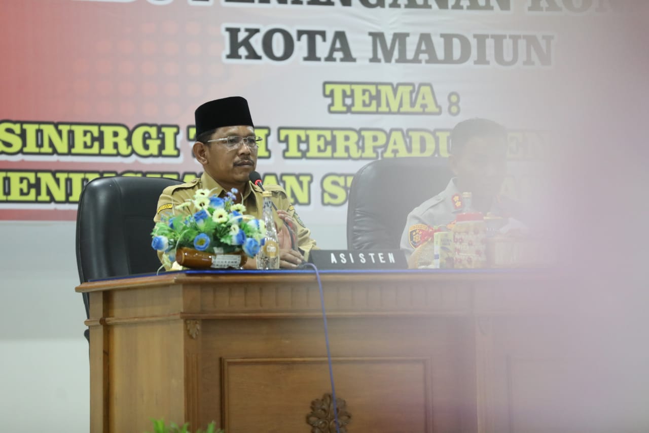 Buka Rakor Tim Terpadu Penanganan Konflik, Wali Kota Ajak Babinsa Dan Babinkamtibmas Tingkatkan Koordinasi Untuk Jaga Kondusifitas Kota