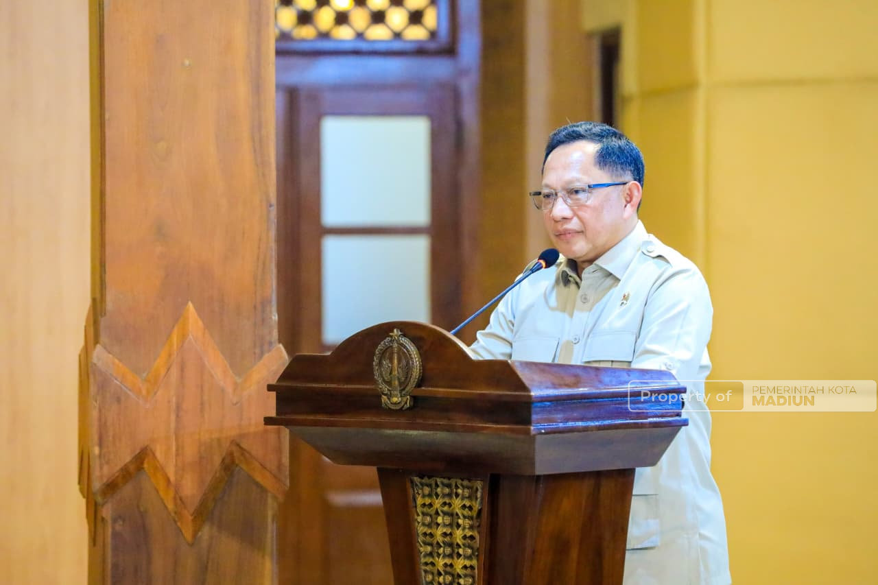 Ikuti Dialog Bersama Menko Polkam dan Mendagri, Plt Wali Kota: Kota Madiun Siap Mengikuti Semua Arahan