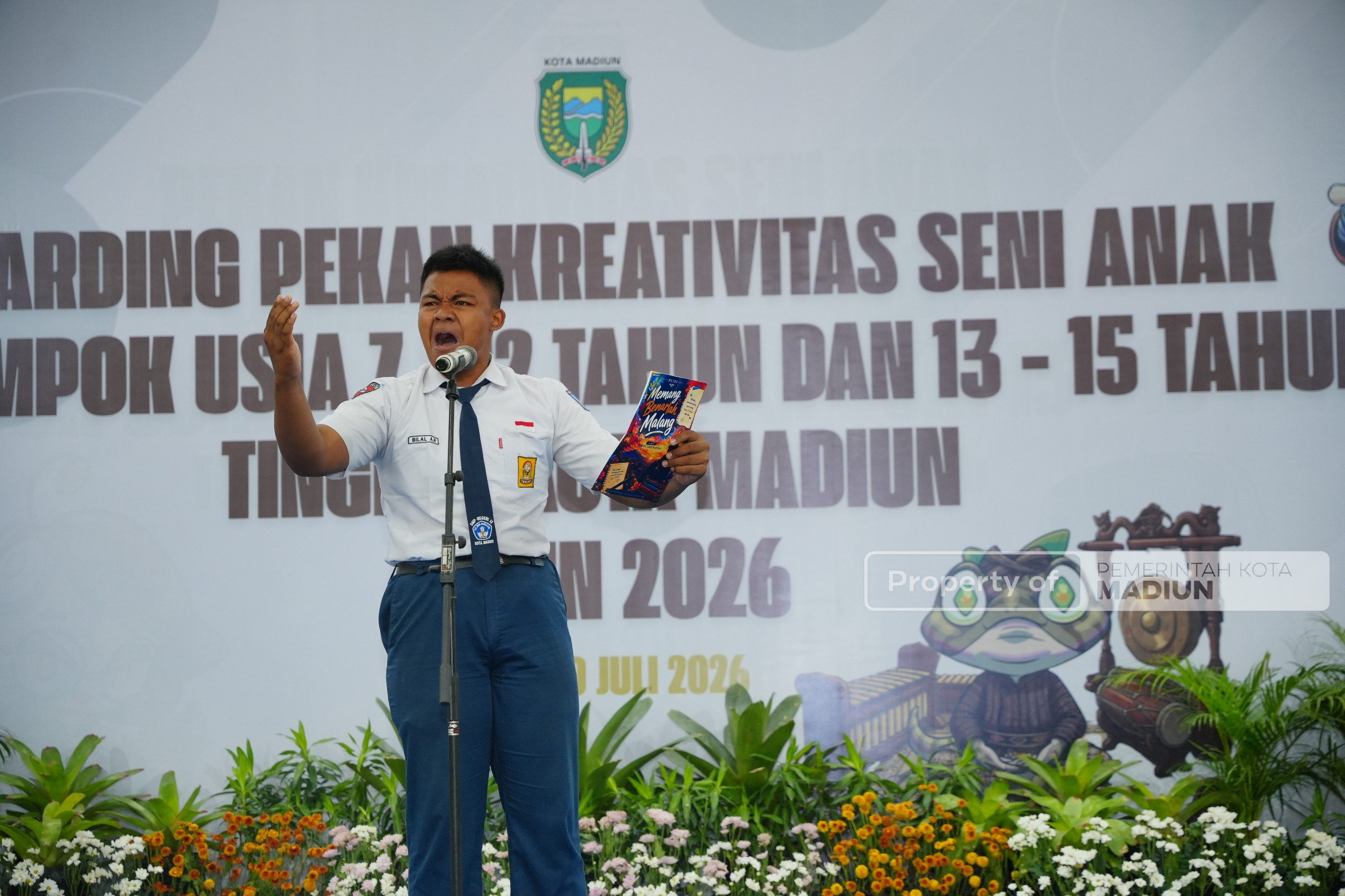 Plt Wali Kota Tutup Pekan Kreativitas Seni Anak 2026, Siapkan Lebih Banyak Ruang bagi Talenta Seni Kota Madiun