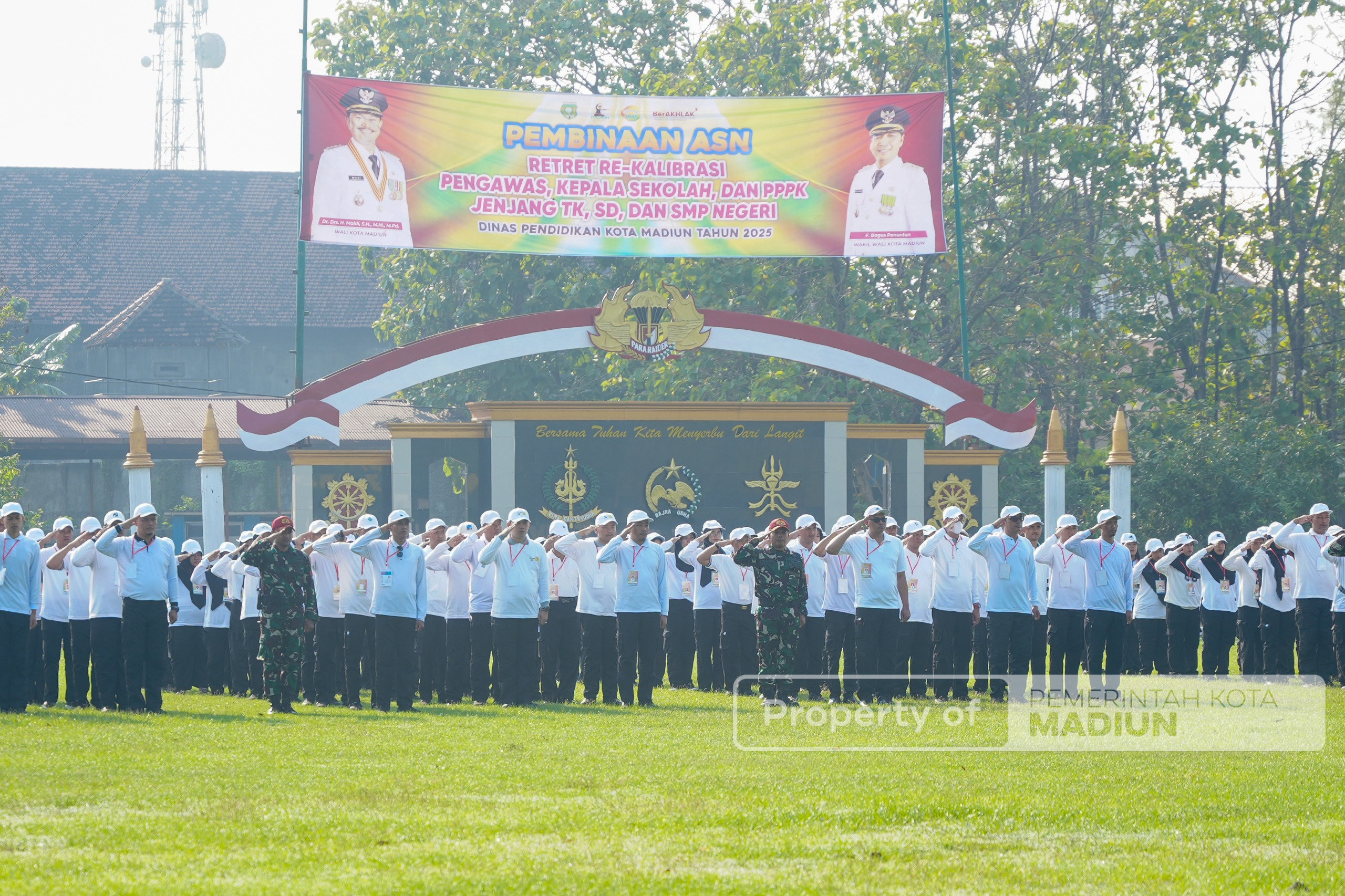 Jalani Retret Rekalibrasi, ASN Dindik Digembleng TNI