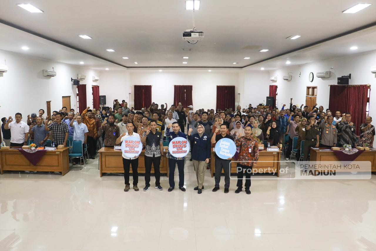 Hadiri Sosialisasi Pencegahan Penyalahgunaan Narkoba, Wawali Ajak Pemuda Perangi Narkoba