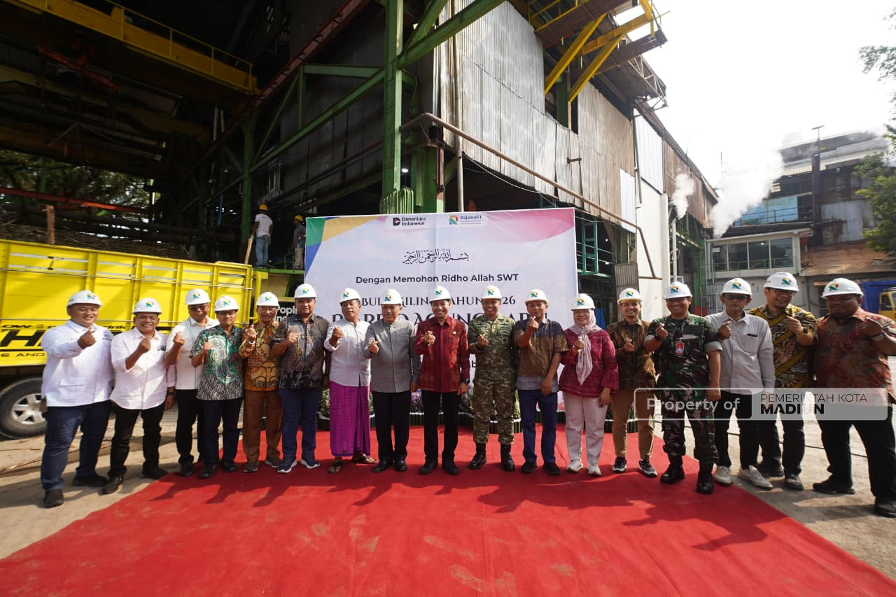 Masa Giling PG Rejo Agung 2026 Dimulai, Plt Wali Kota Dorong Penguatan Ekonomi dan Pariwisata