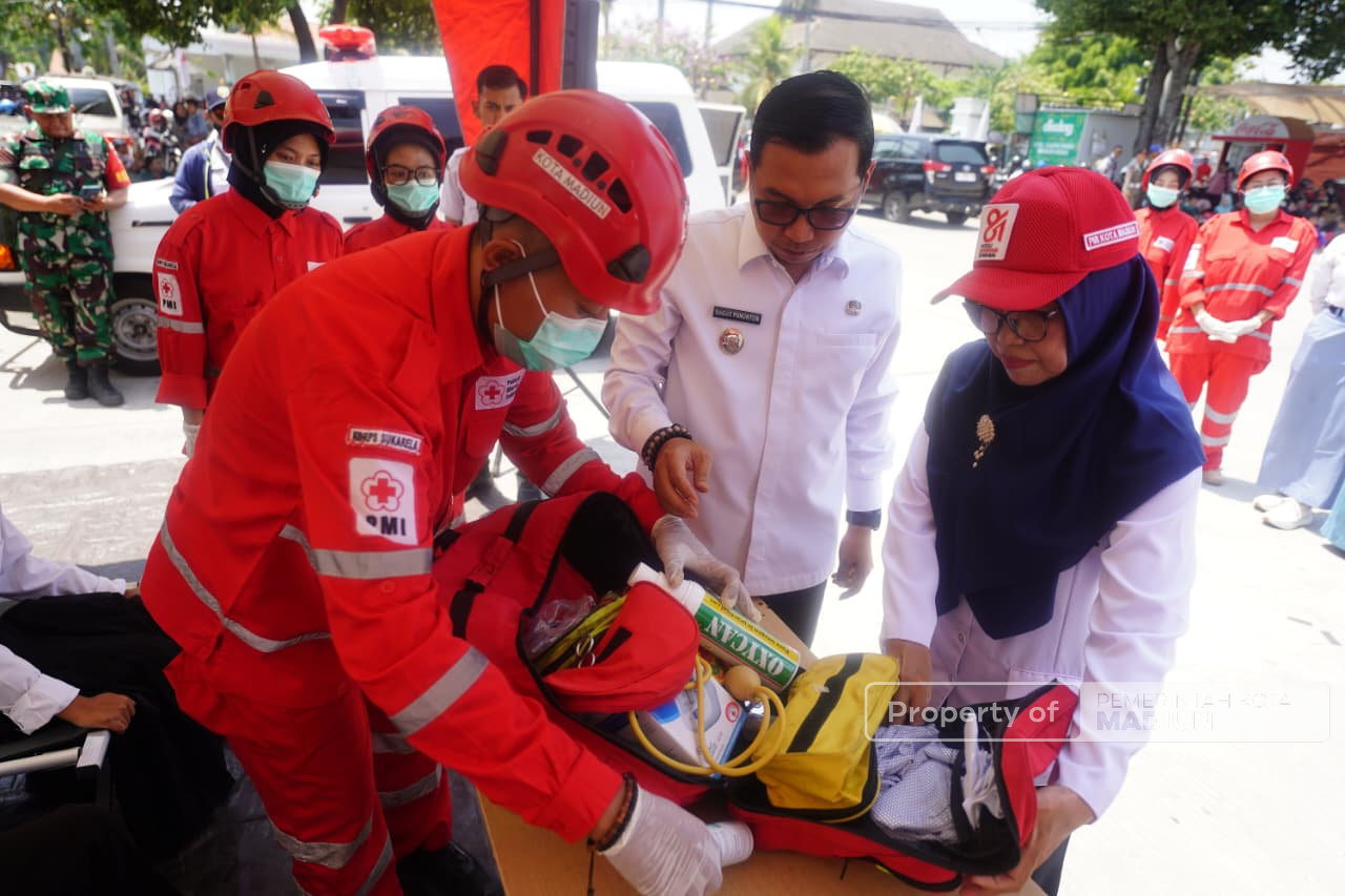HUT ke-81 PMI, Plt Wali Kota Madiun Dorong Penguatan Jiwa Kemanusiaan Sejak Usia Sekolah