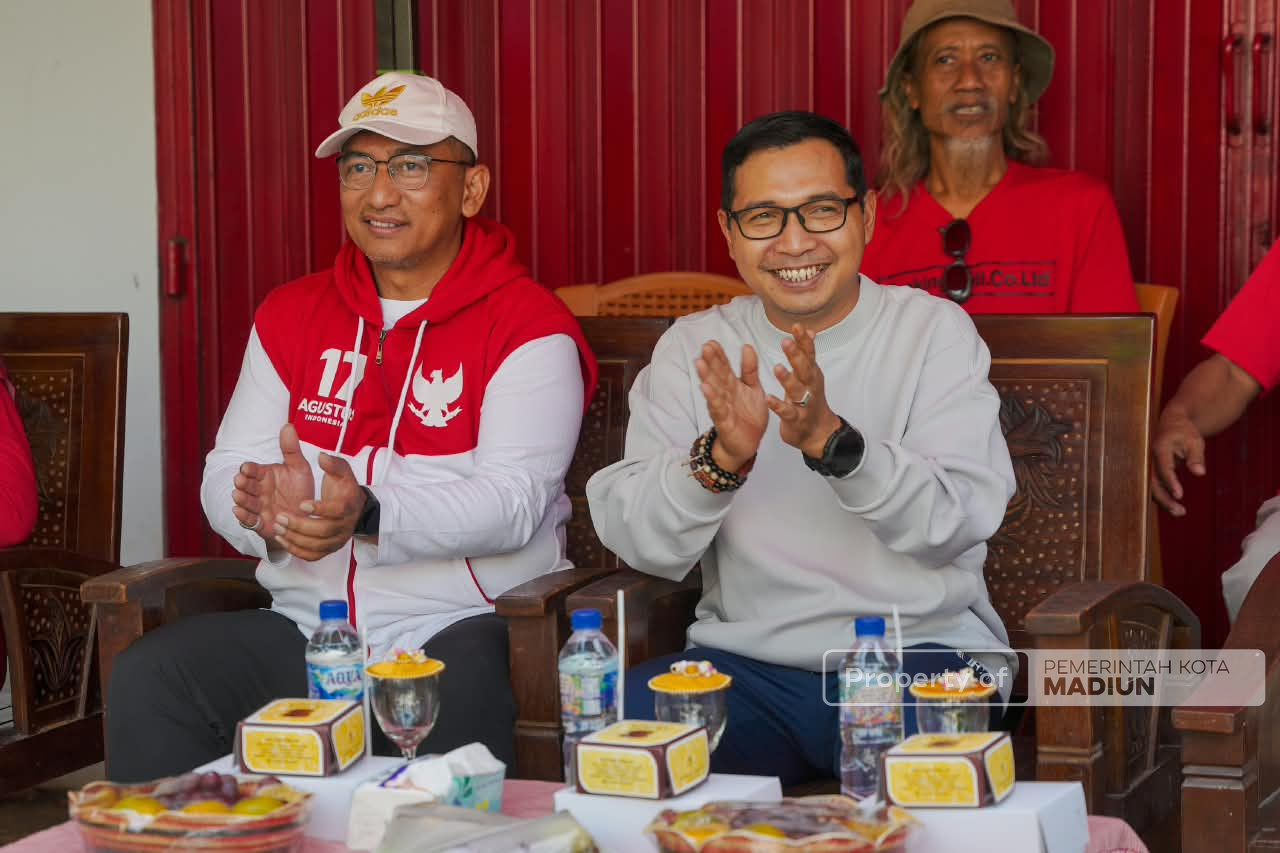 Turut Semarakkan HUT Kemerdekaan, RW 7 Kelurahan Kejuron Gelar Senam Sehat dan Lomba Yel-Yel