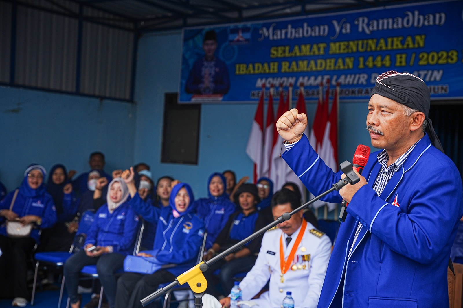 Peringati 4 Tahun MaDa, Wali Kota Hadiri Pagelaran Reyog di DPC Demokrat