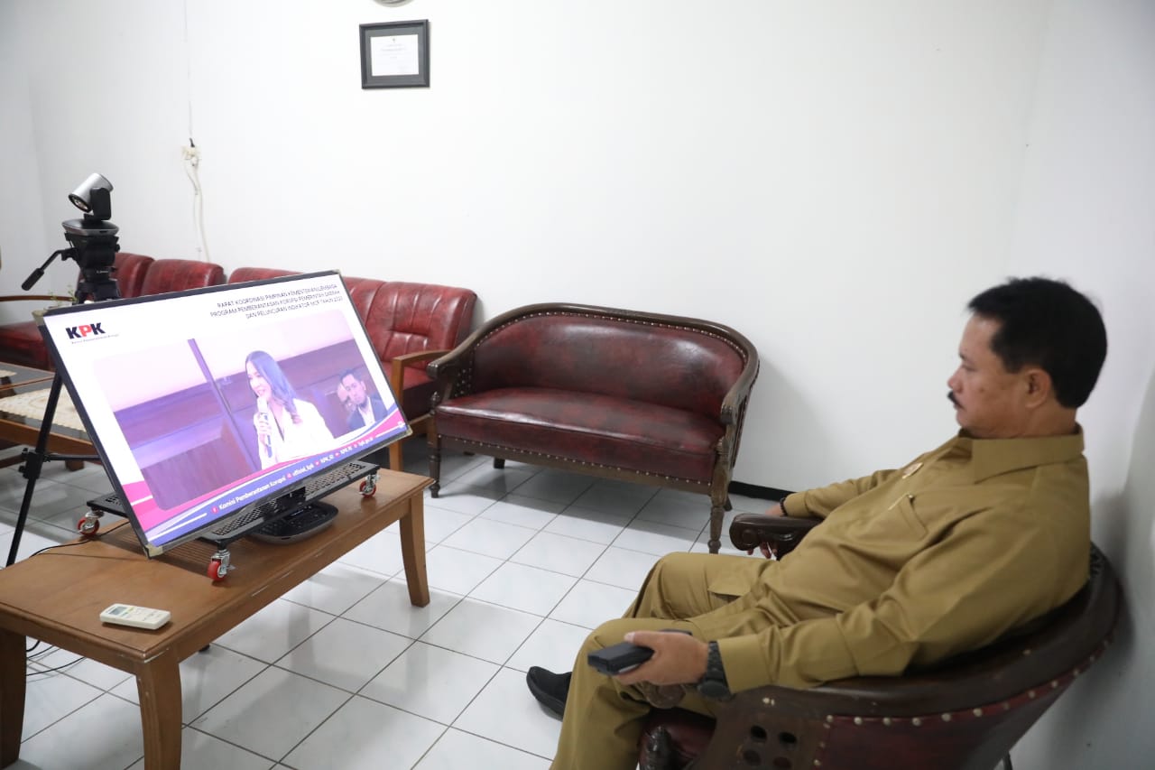 Ikuti Rakor Pemberantasan Korupsi dan Indikator MCP, Wali Kota: Kita Sudah Maksimal Tinggal Sektor Retribusi yang Belum Sepenuhnya Secara Elektronik