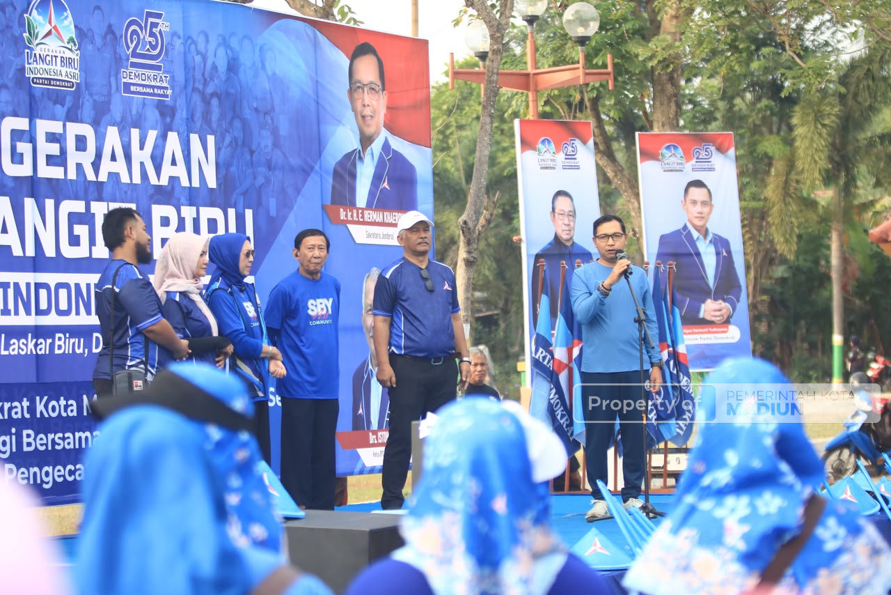 Hadiri HUT Ke-25 Partai Demokrat, Plt Wali Kota Dorong Kolaborasi Sukseskan Gerakan Indonesia ASRI