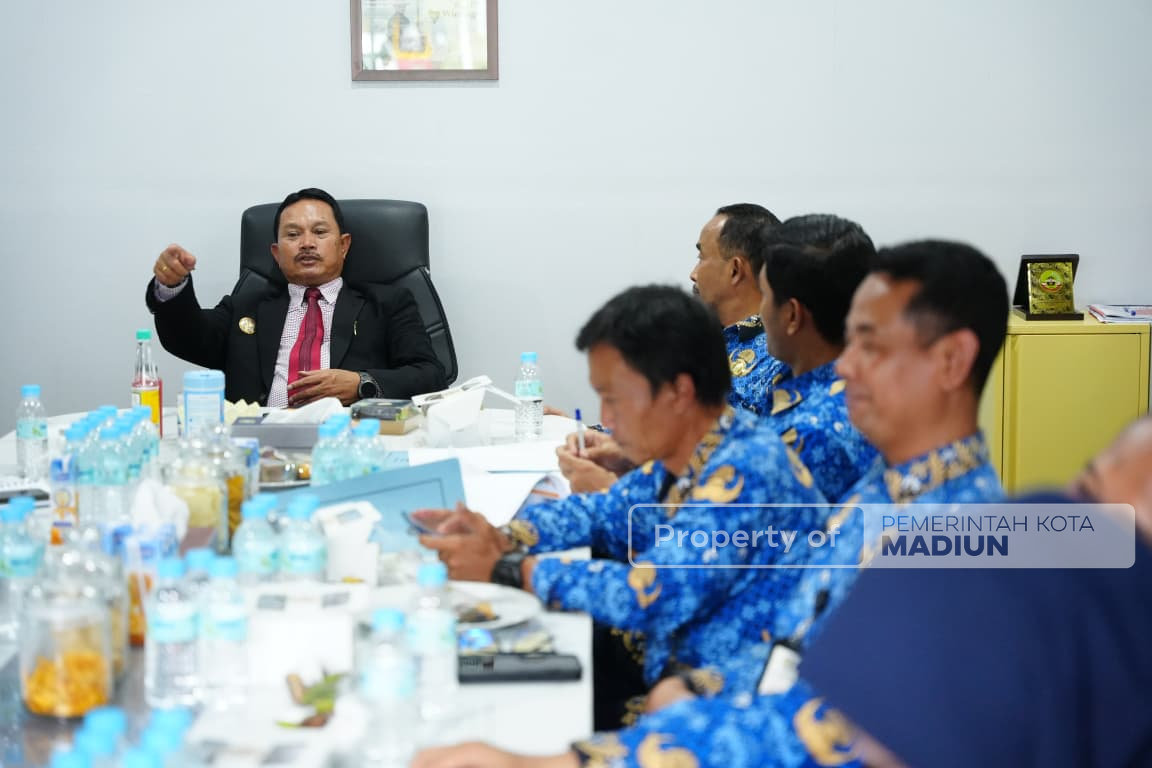 Mantapkan Persiapan Paparan Penghargaan Rupabumi Jatim, Wali Kota Madiun Gelar Rakor Bersama OPD