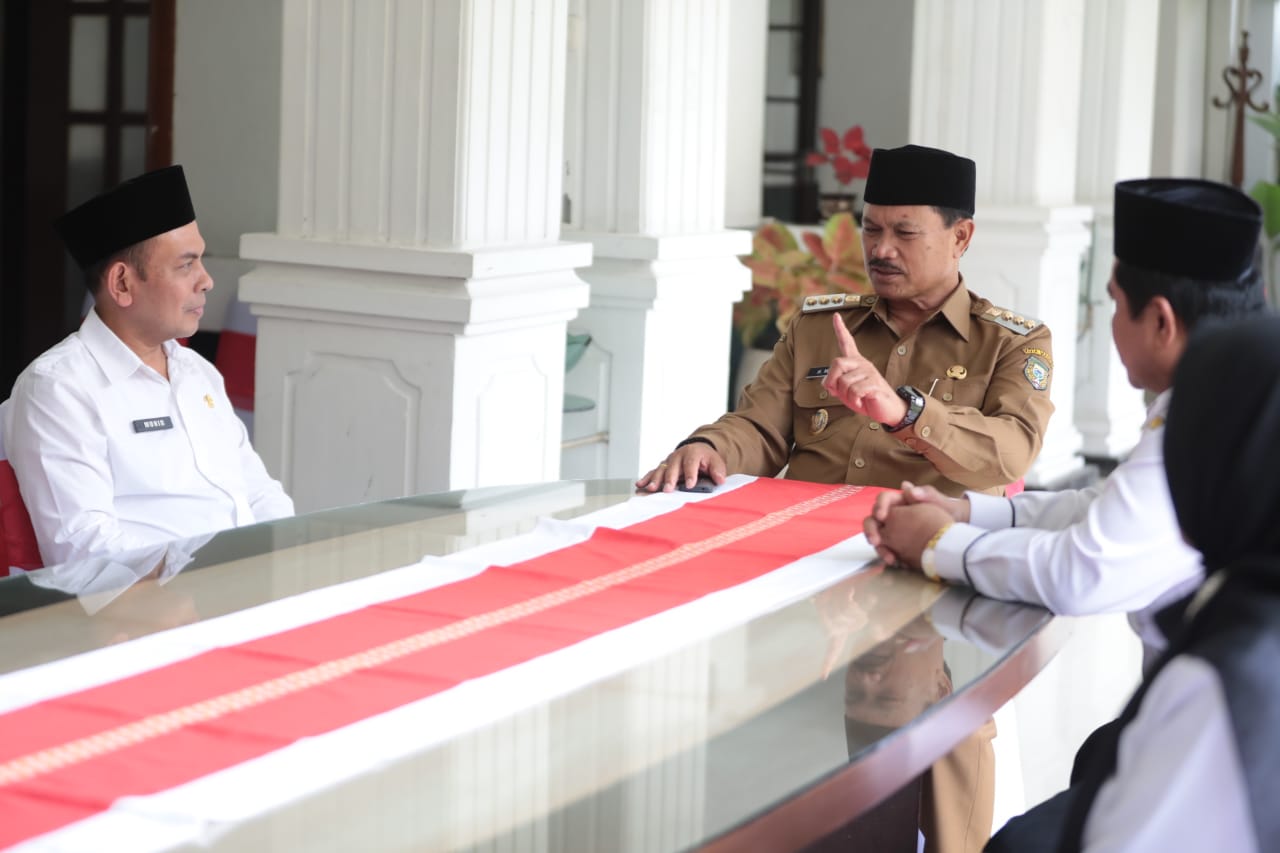 Audiensi Dengan Kepala Kemenag, Wali Kota Harap Sinergitas Untuk Bangun Kota