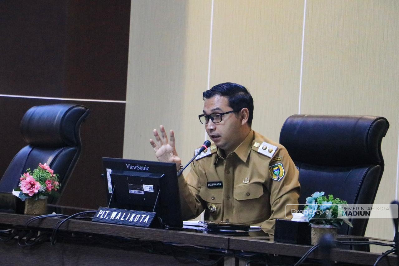 Optimalkan Jalannya Pembangunan Kota, Plt Wali Kota Pimpin Evaluasi Secara Berkala