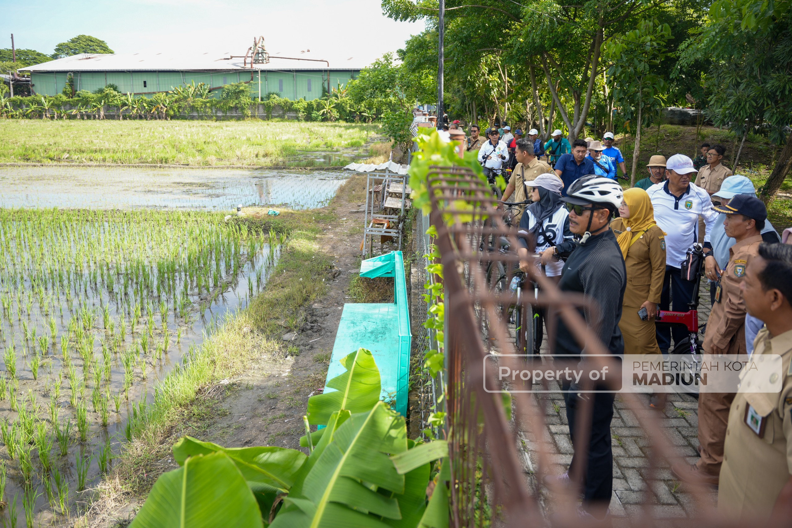 Gowes Pagi, Wali Kota Cek Sarana-Prasarana Pelayanan hingga Kesiapan Lahan Bakal Kantor Kemenhaj