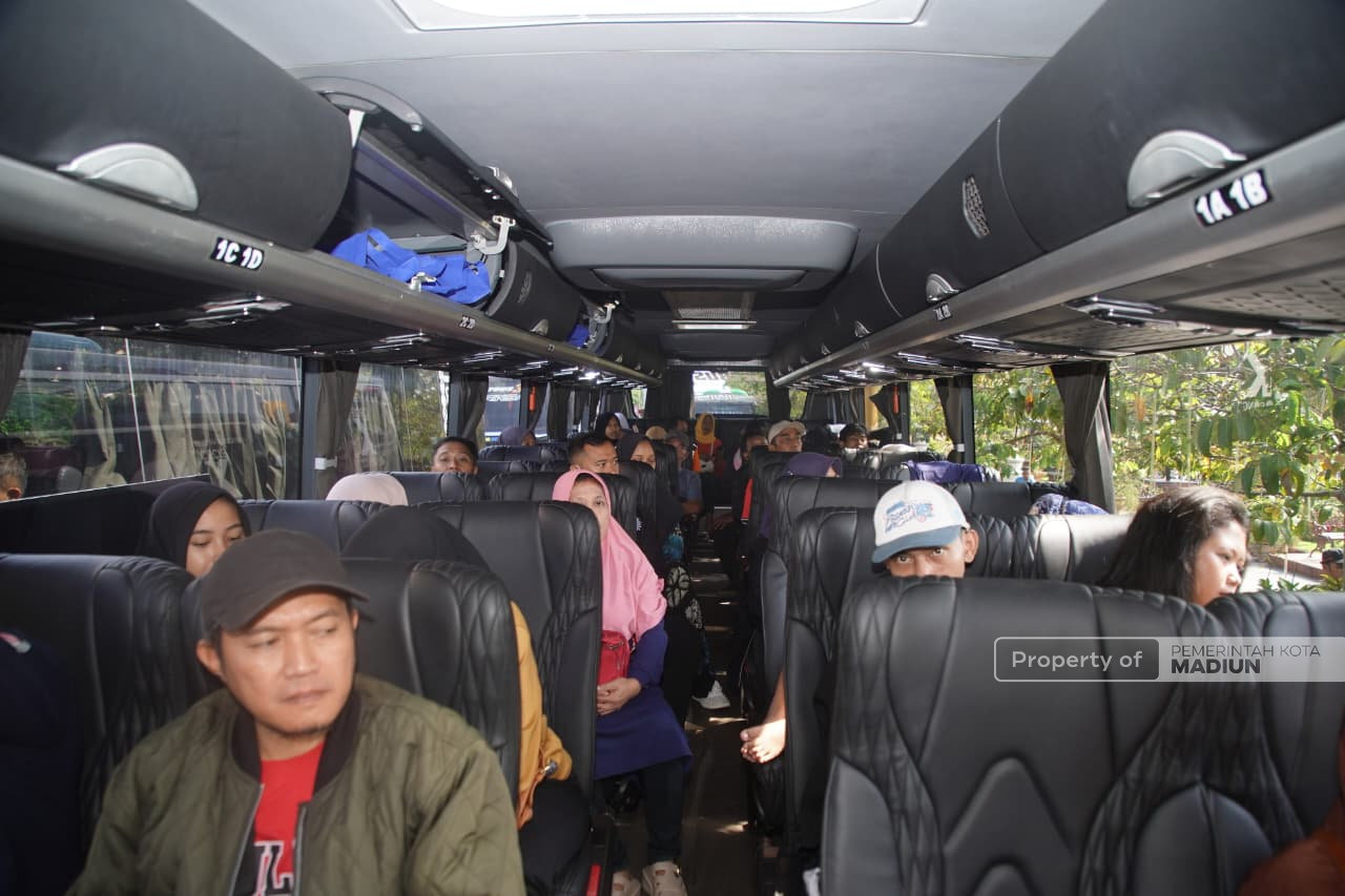 Pemkot Madiun Berangkatkan 350 Peserta Balik Gratis ke Jakarta dan Surabaya