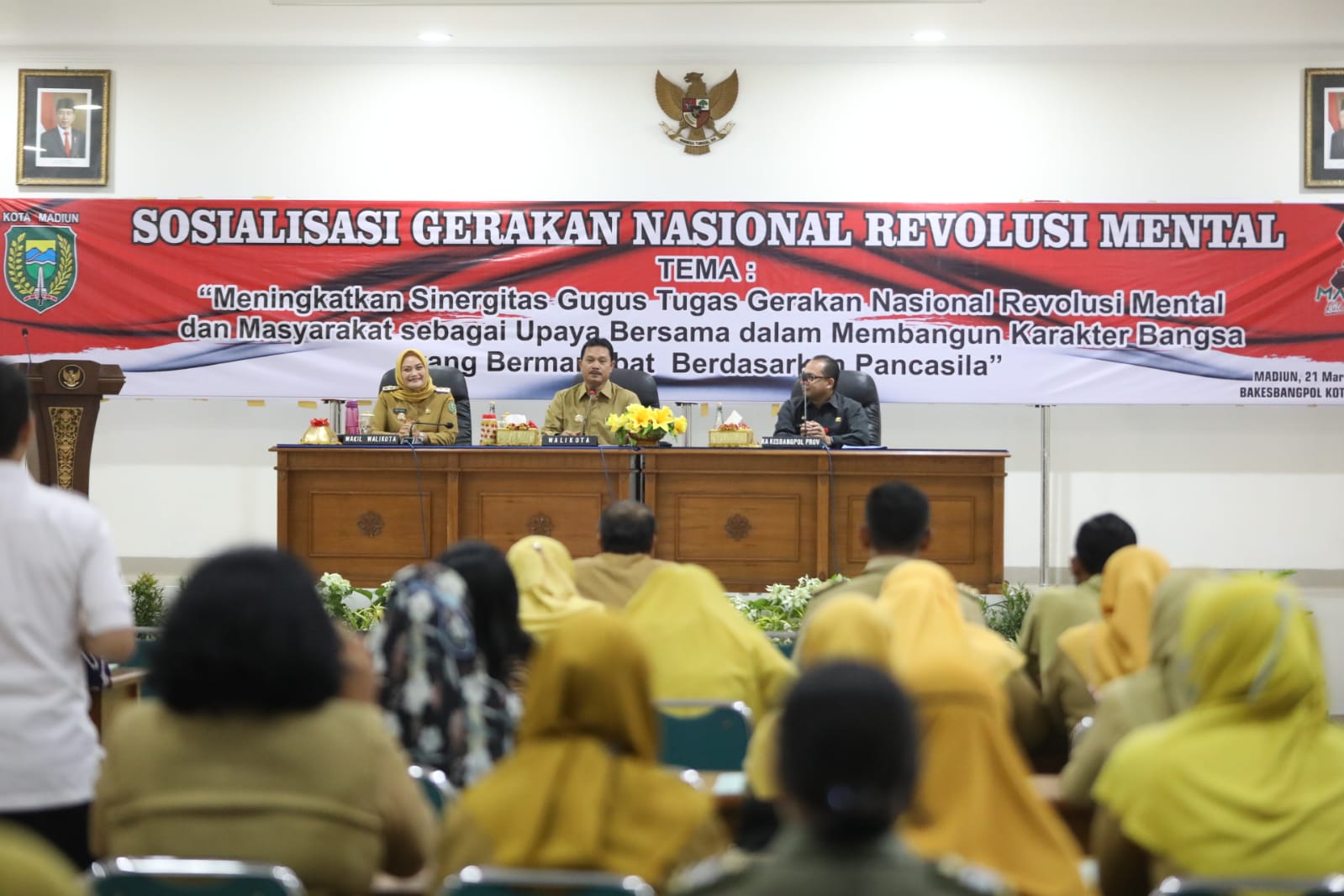 Jadi Narsum Sosialisasi Gerakan Nasional Revolusi Mental, Wali Kota Tekankan ASN Harus Bermental Melayani