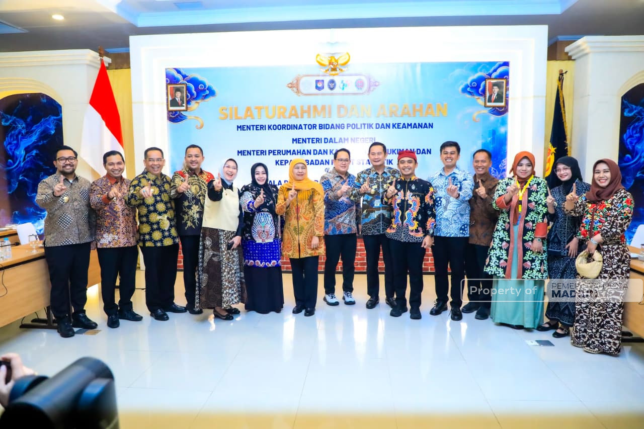 Ikuti Dialog Bersama Menko Polkam dan Mendagri, Plt Wali Kota: Kota Madiun Siap Mengikuti Semua Arahan