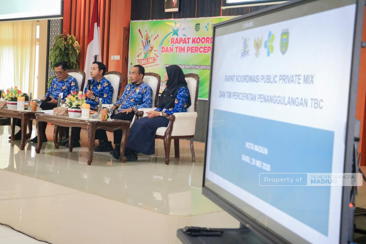 Gelar Rakor Penanggulangan TBC, Plt Wali Kota Madiun Tekankan Skrining dan Validasi Data Diperkuat