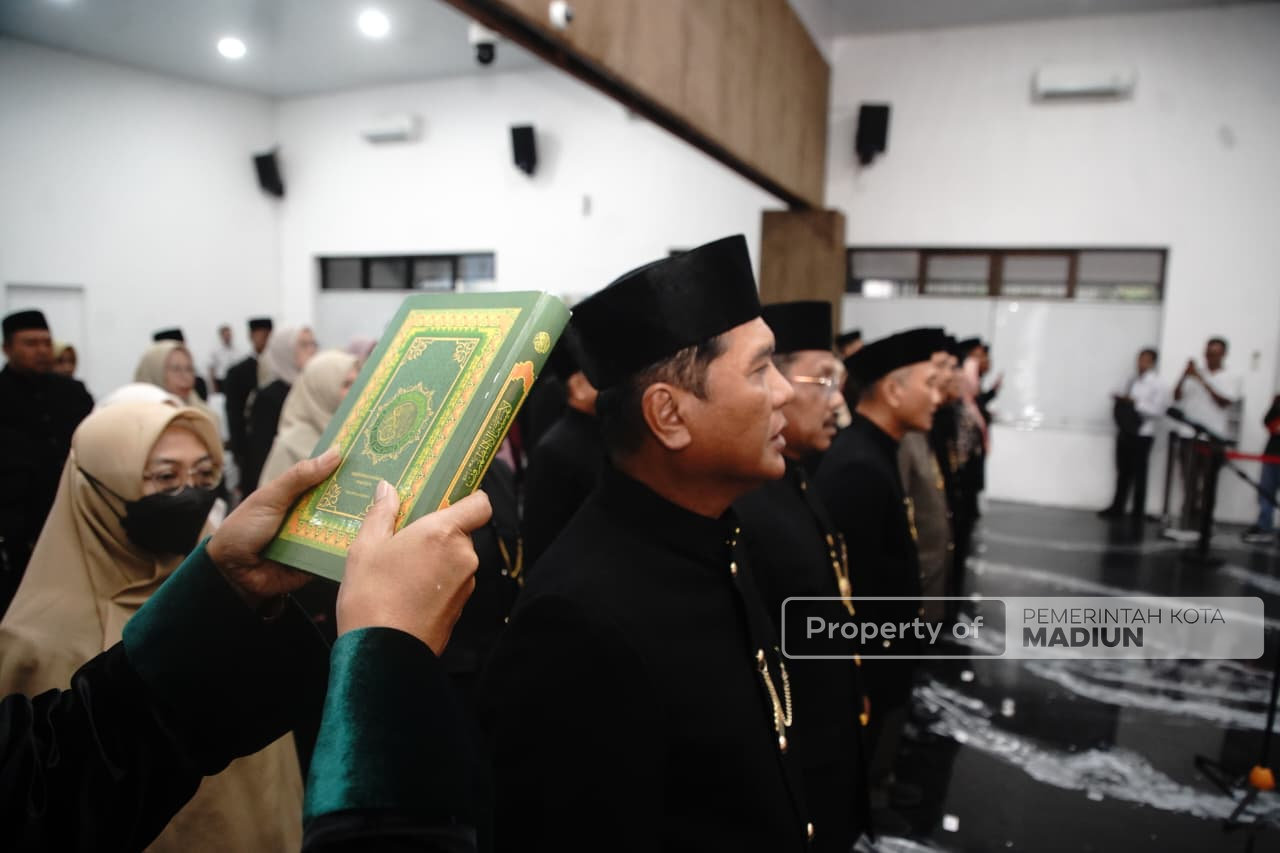 Tutup Tahun 2025, Wali Kota Madiun Lantik 59 Pejabat untuk Perkuat Akselerasi Kinerja