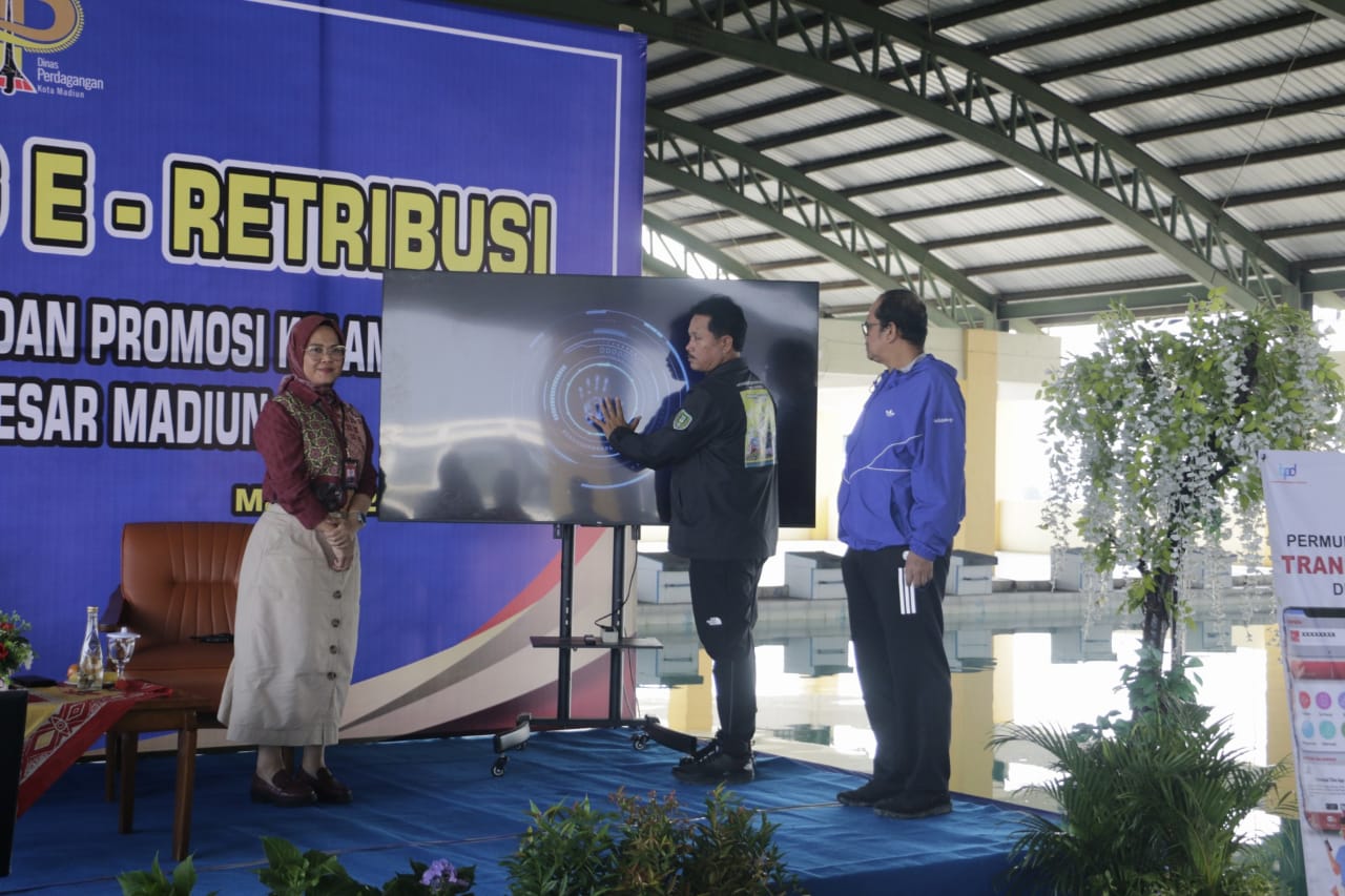 Launching E-Retribusi Bagi Pedagang di PBM, Wali Kota Harap Tak Ada Kebocoran Retribusi