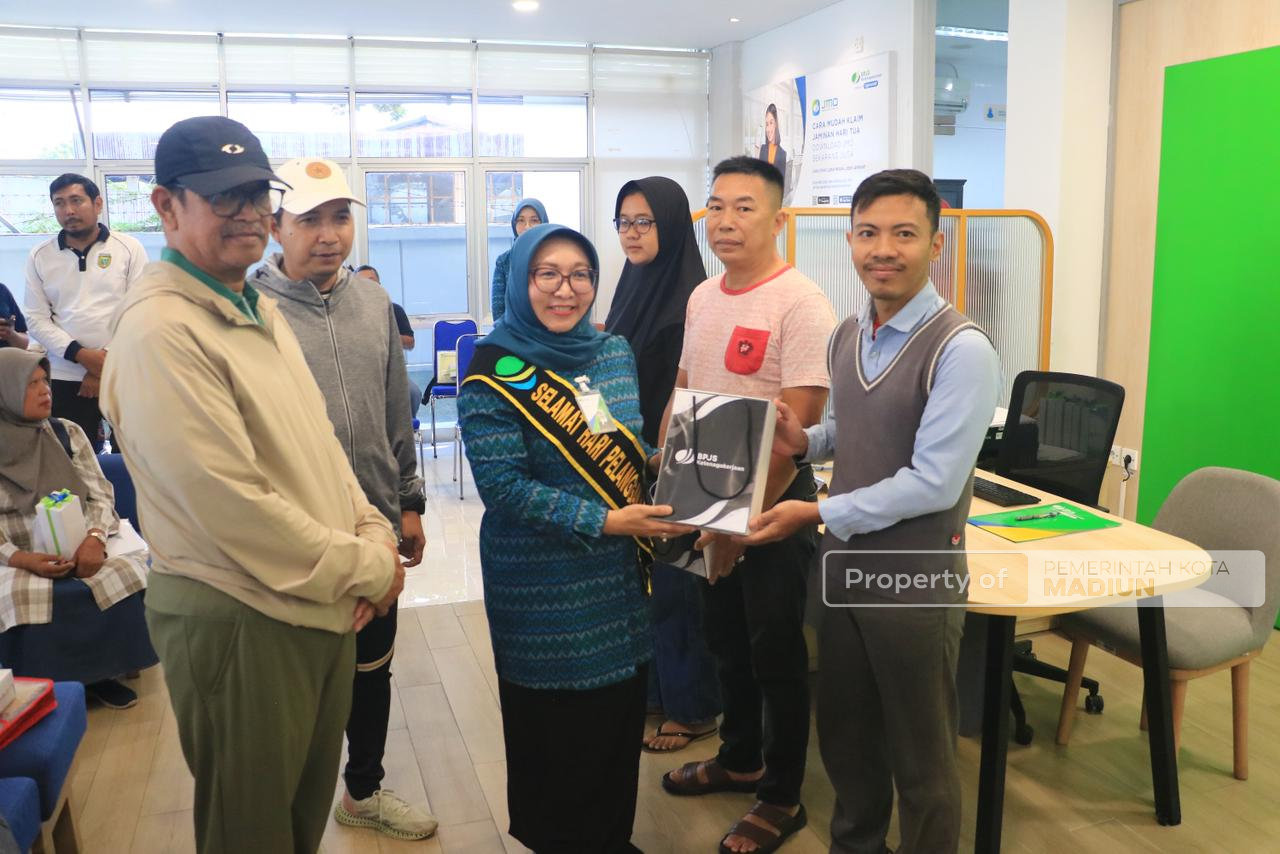 Peringatan Harpelnas, Pemkot Madiun Perkuat Perlindungan Pekerja Nonformal melalui BPJS Ketenagakerjaan