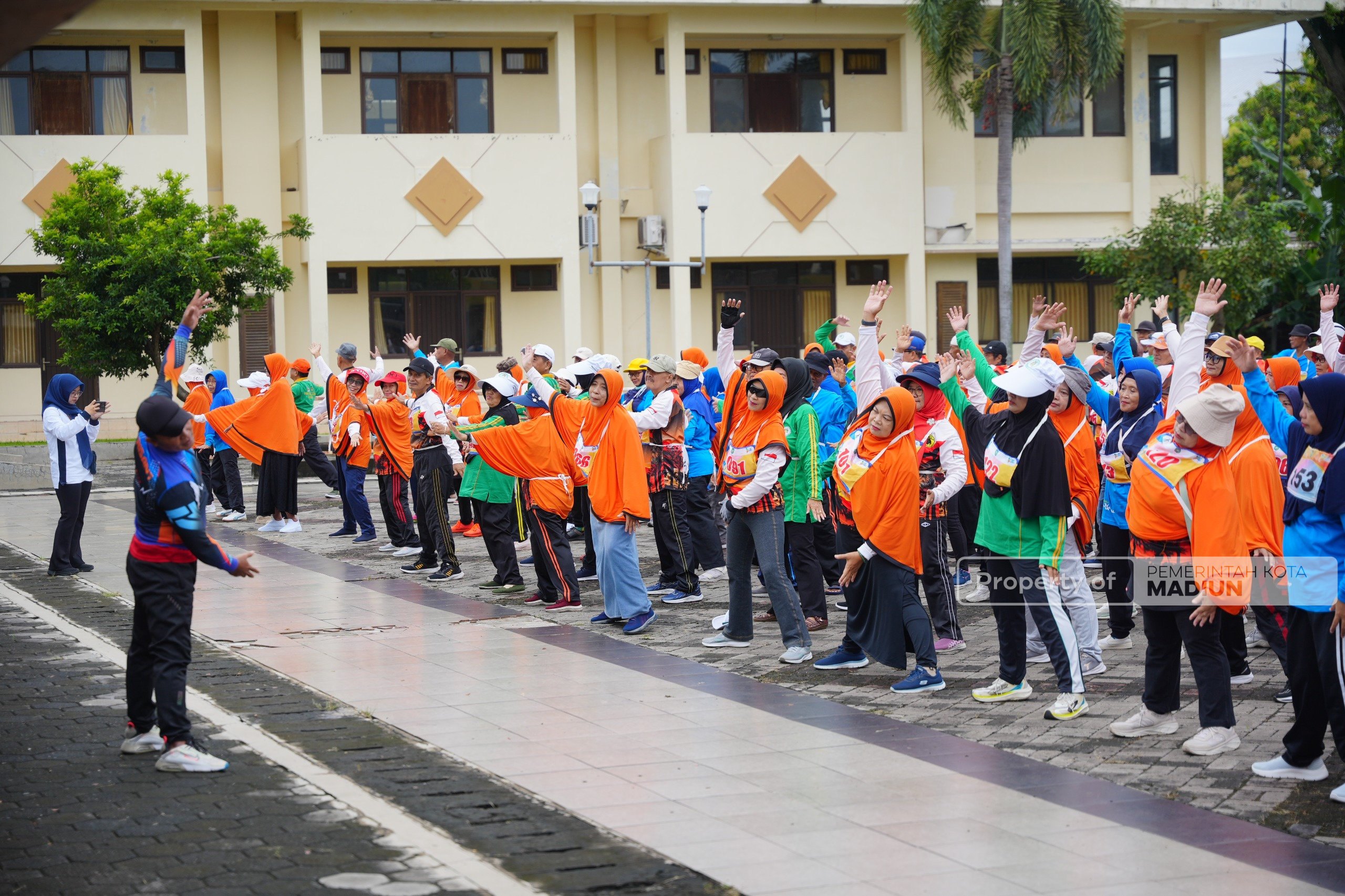 Pastikan Kebugaran CJH, Pemkot Madiun Gelar Rockport Test Jelang Keberangkatan Haji