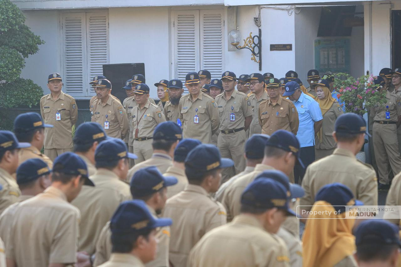 Pimpin Apel Kerja, Plt Wali Kota Madiun Tekankan Kebersihan dan Optimalisasi Pelayanan