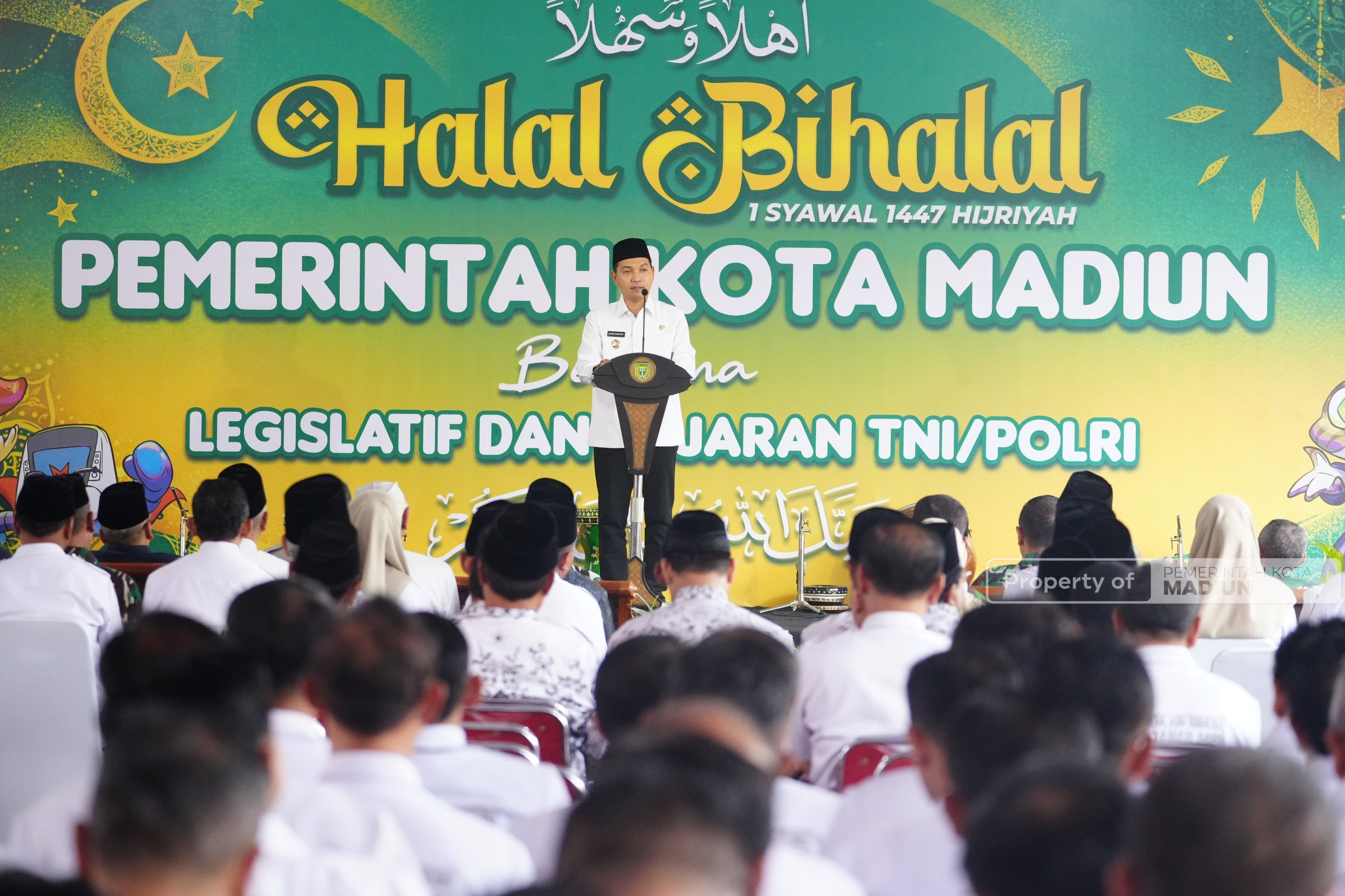 Halal Bihalal Pemkot Madiun, Plt Wali Kota Tekankan Peningkatan Pelayanan dan Sinergitas Bersama Forkopimda