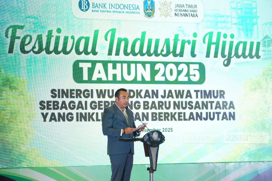 Bukti Komitmen Industri Berkelanjutan, Kota Madiun Terima Penghargaan Industri Hijau Terbaik Jatim 2025