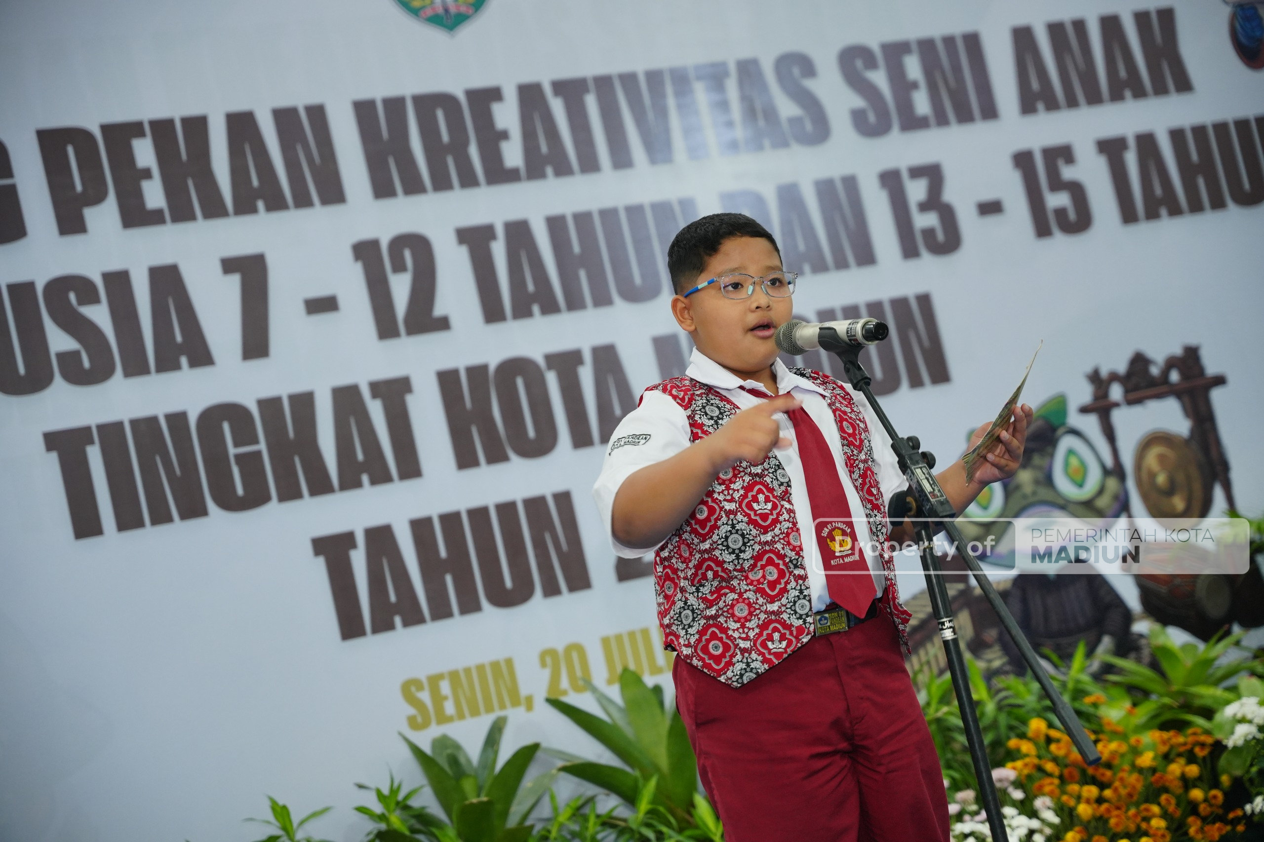 Plt Wali Kota Tutup Pekan Kreativitas Seni Anak 2026, Siapkan Lebih Banyak Ruang bagi Talenta Seni Kota Madiun