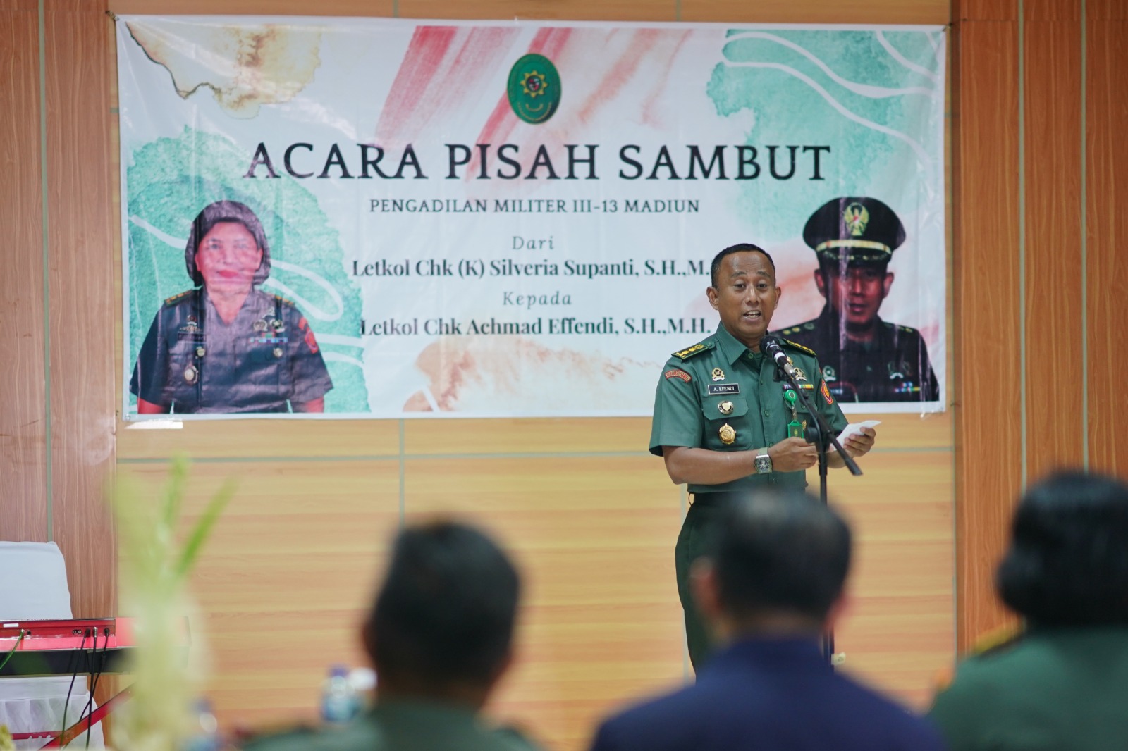 Kepala Pengadilan Militer Berganti, Letkol Chk Achmad Effendi Gantikan Letkol Chk (K) Silveria Supanti