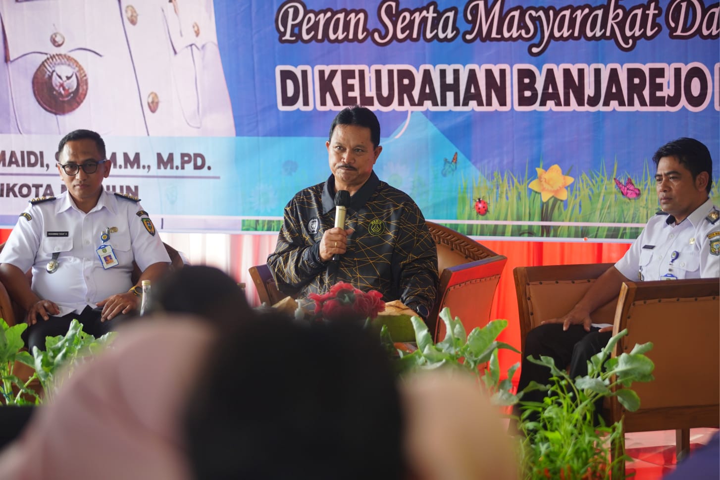 Tatap Muka dengan Masyarakat Banjarejo, Wali Kota Sampaikan Program Pembangunan
