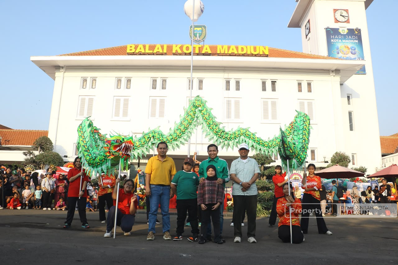 Plt Wali Kota Madiun Buka Pesona Barongsai Nusantara, Tegaskan Komitmen Jaga Keberagaman Budaya