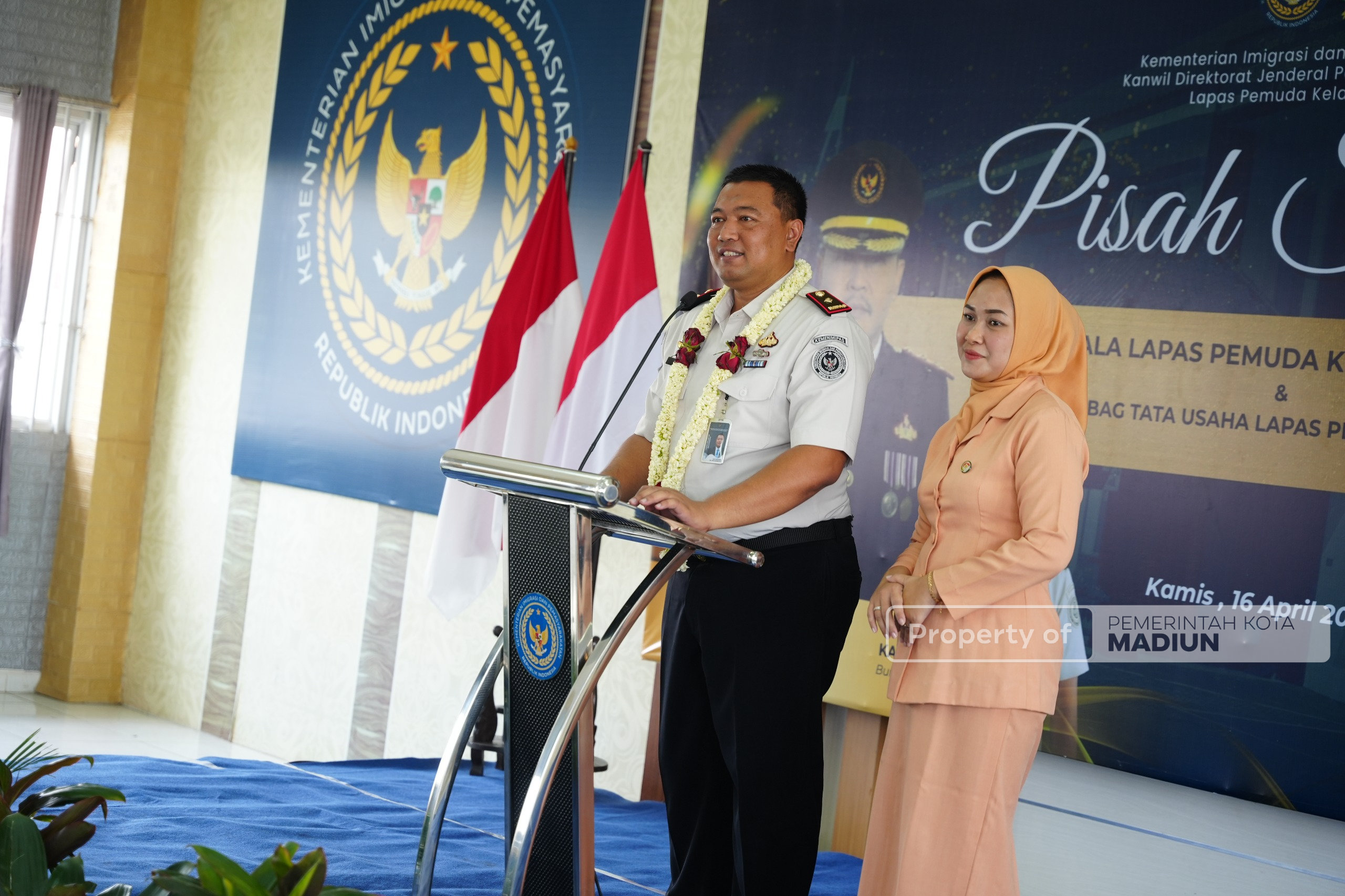 Hadiri Pisah Sambut Kalapas Lapas Pemuda IIA Madiun, Pemkot Dorong Penguatan SDM dan Inovasi