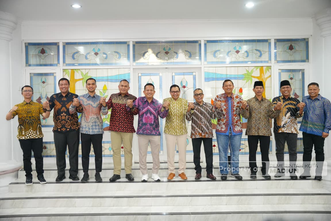 Tampuk Kepemimpinan Berganti, Plt Wali Kota Hadiri Pamit Kenal Kapolres Madiun Kota