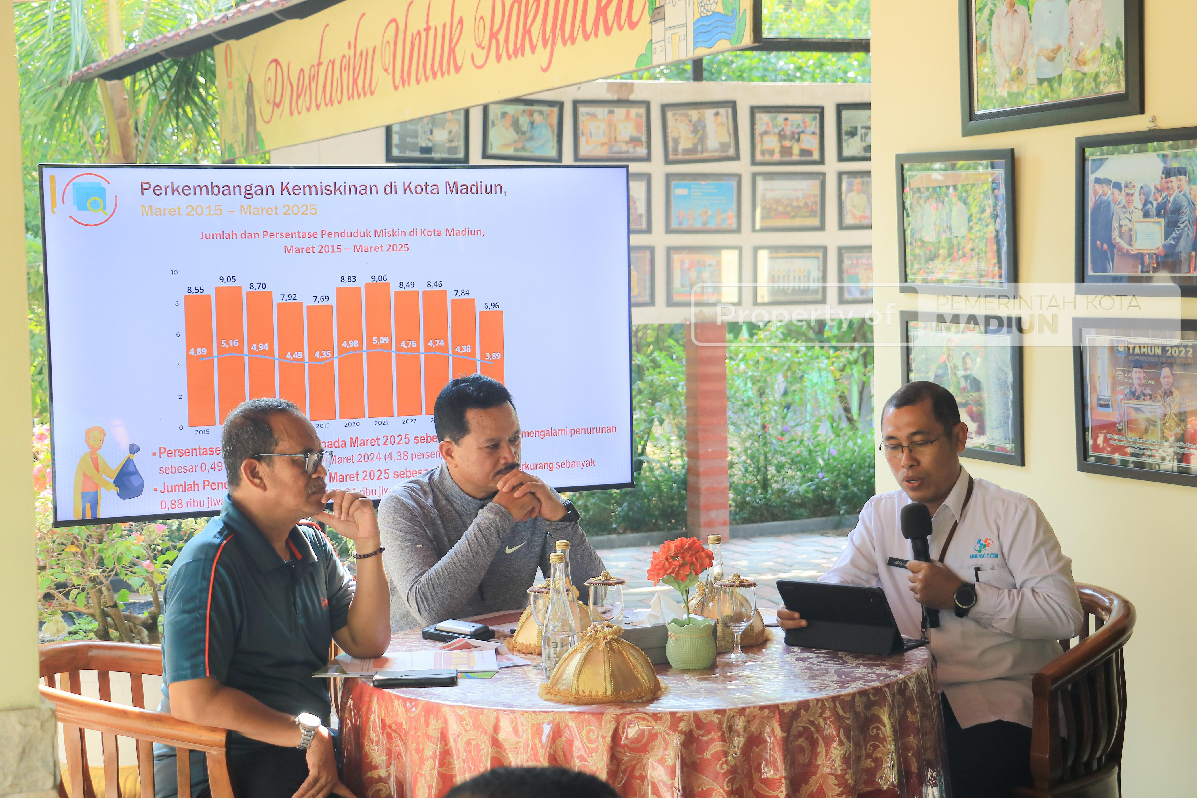 Pemkot Madiun Gelar Raker Bersama BPS, Tekankan Penguatan Ekonomi untuk Atasi Kemiskinan