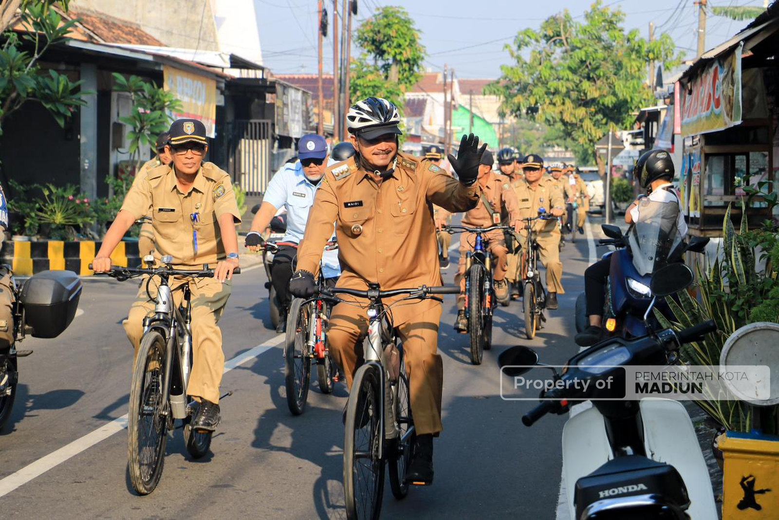 Pimpin Apel Pejabat, Wali Kota Madiun Wajibkan Seluruh ASN Hafal Panca Prasetya KORPRI