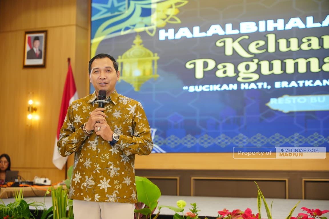 Plt Wali Kota Madiun Hadiri Halalbihalal PAGUMA, Perkuat Sinergi dengan Warga Perantauan