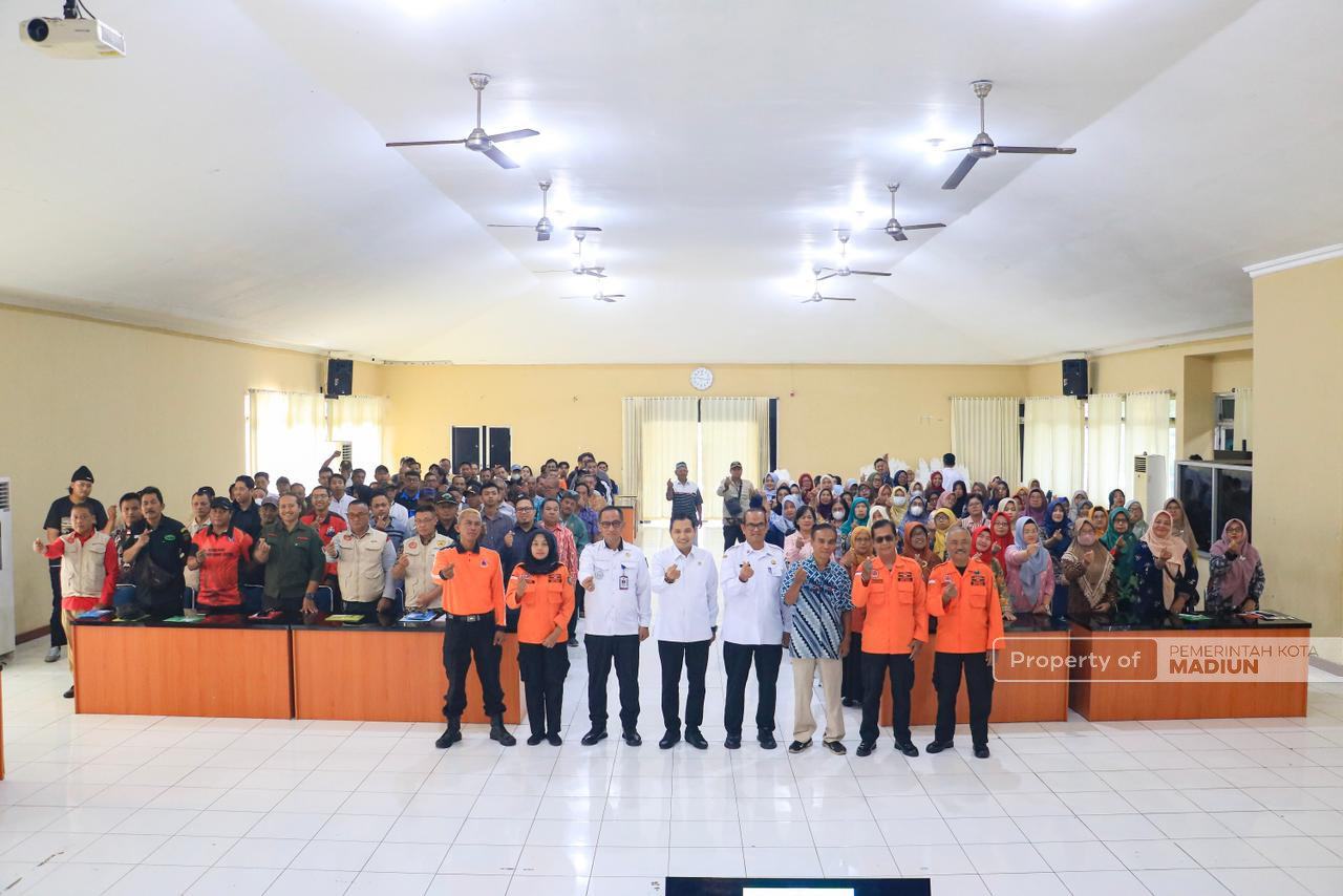 Cuaca Tak Menentu, BPBD Kota Madiun Gelar Sosialisasi Penanggulangan Bencana di Kecamatan Taman