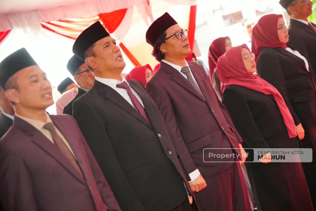 62 Paskibraka Kota Madiun Resmi Dikukuhkan, Plt Wali Kota Tekankan Tugas Mengawal Perjuangan Bangsa