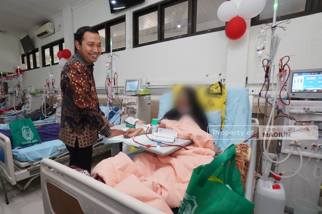 Plt Wali Kota Tinjau Layanan Hemodialisa RSUD Kota Madiun, Dorong Peningkatan Kualitas Pelayanan