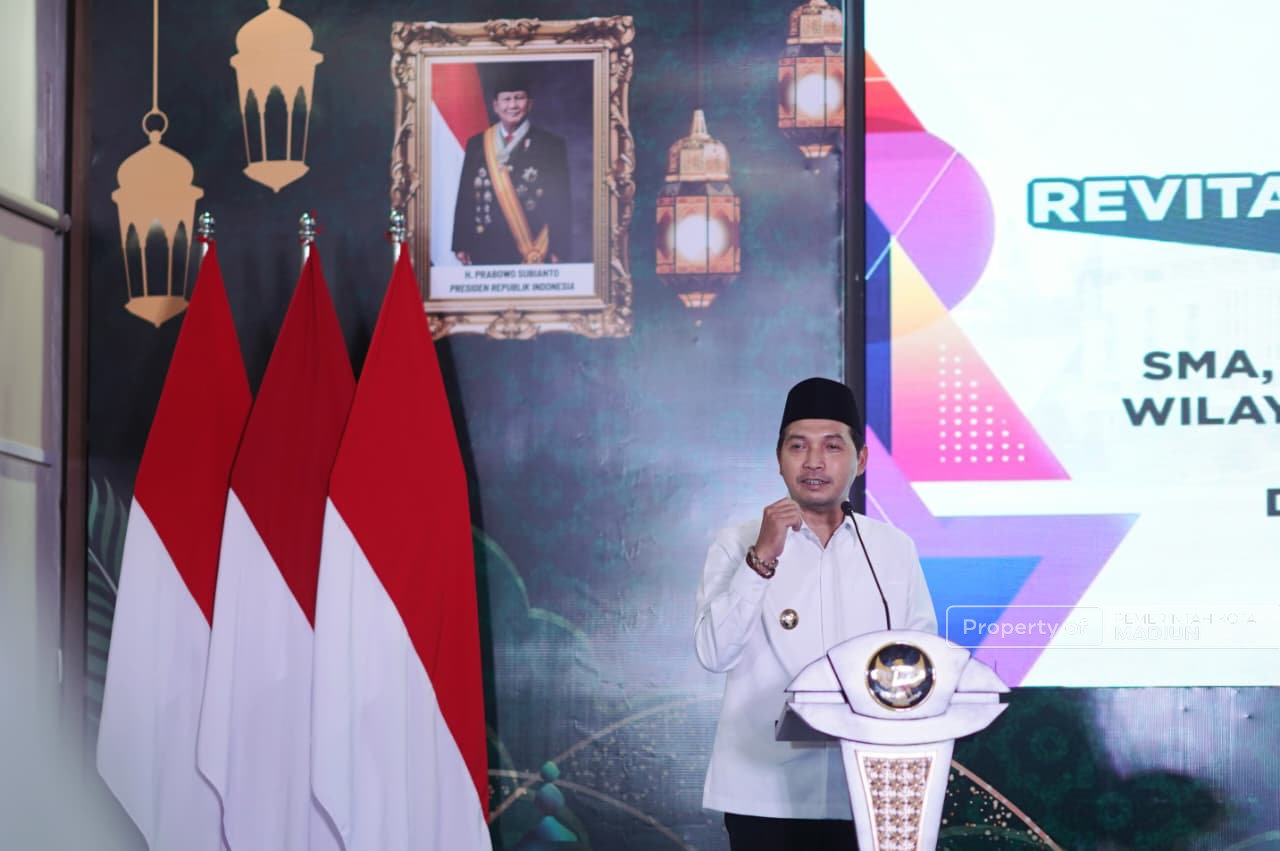 Sembilan Sekolah Tingkat Menengah Atas Kota Madiun Dapat Bantuan Program Revitalisasi, Diresmikan Gubernur Sore Tadi