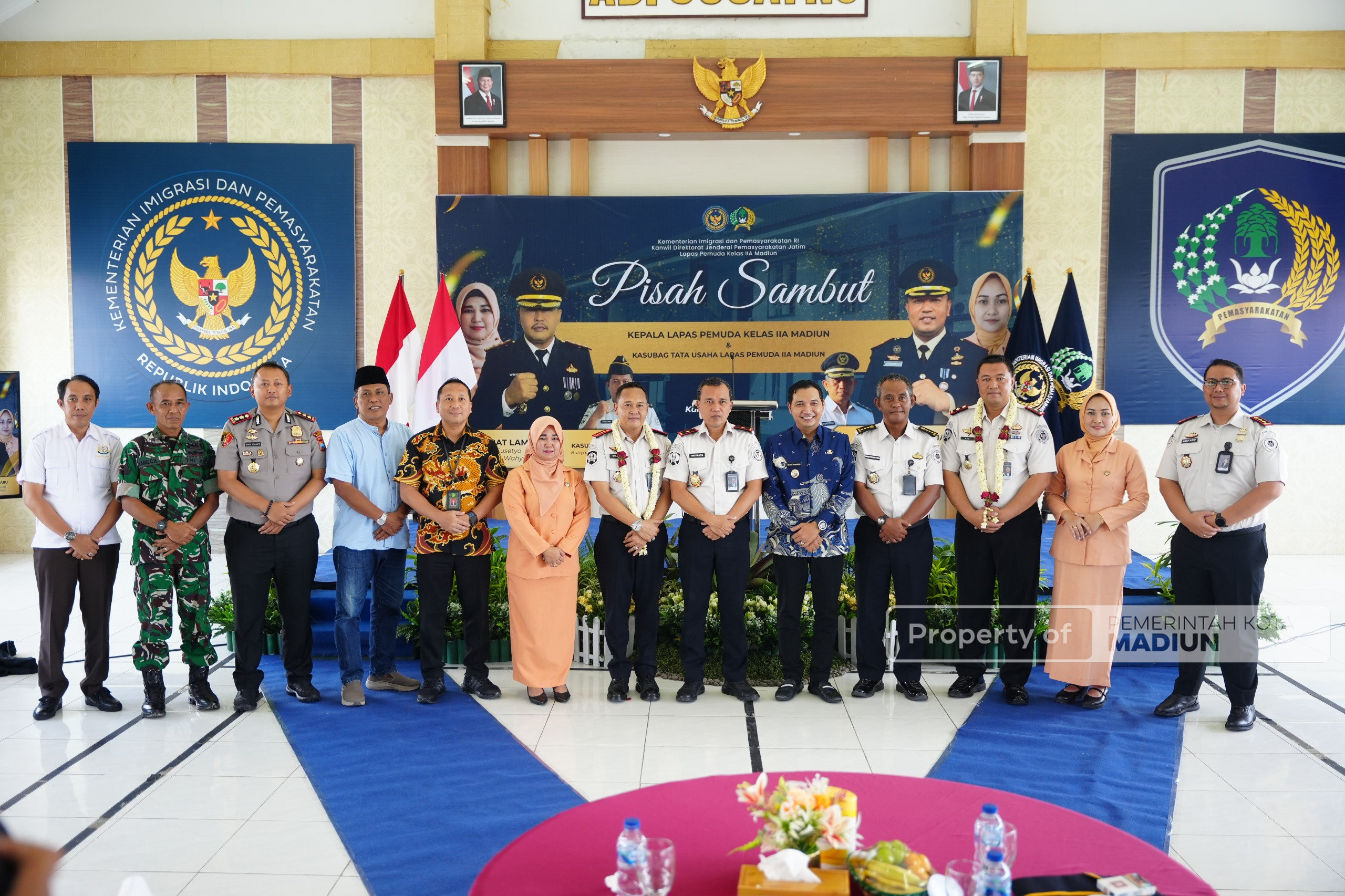 Hadiri Pisah Sambut Kalapas Lapas Pemuda IIA Madiun, Pemkot Dorong Penguatan SDM dan Inovasi