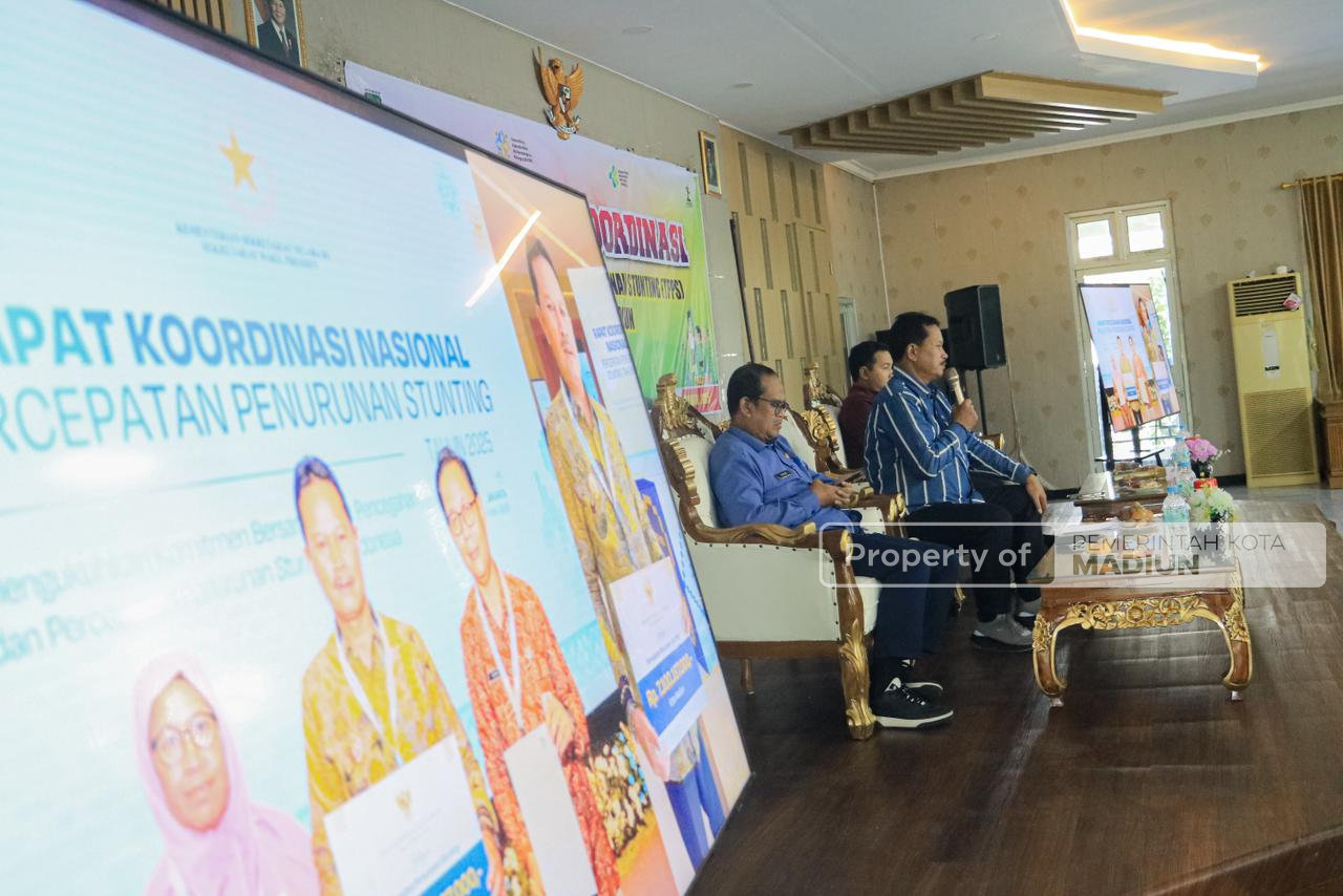 Wali Kota Madiun Pimpin Rakor TPPS, Targetkan Zero Stunting 2027