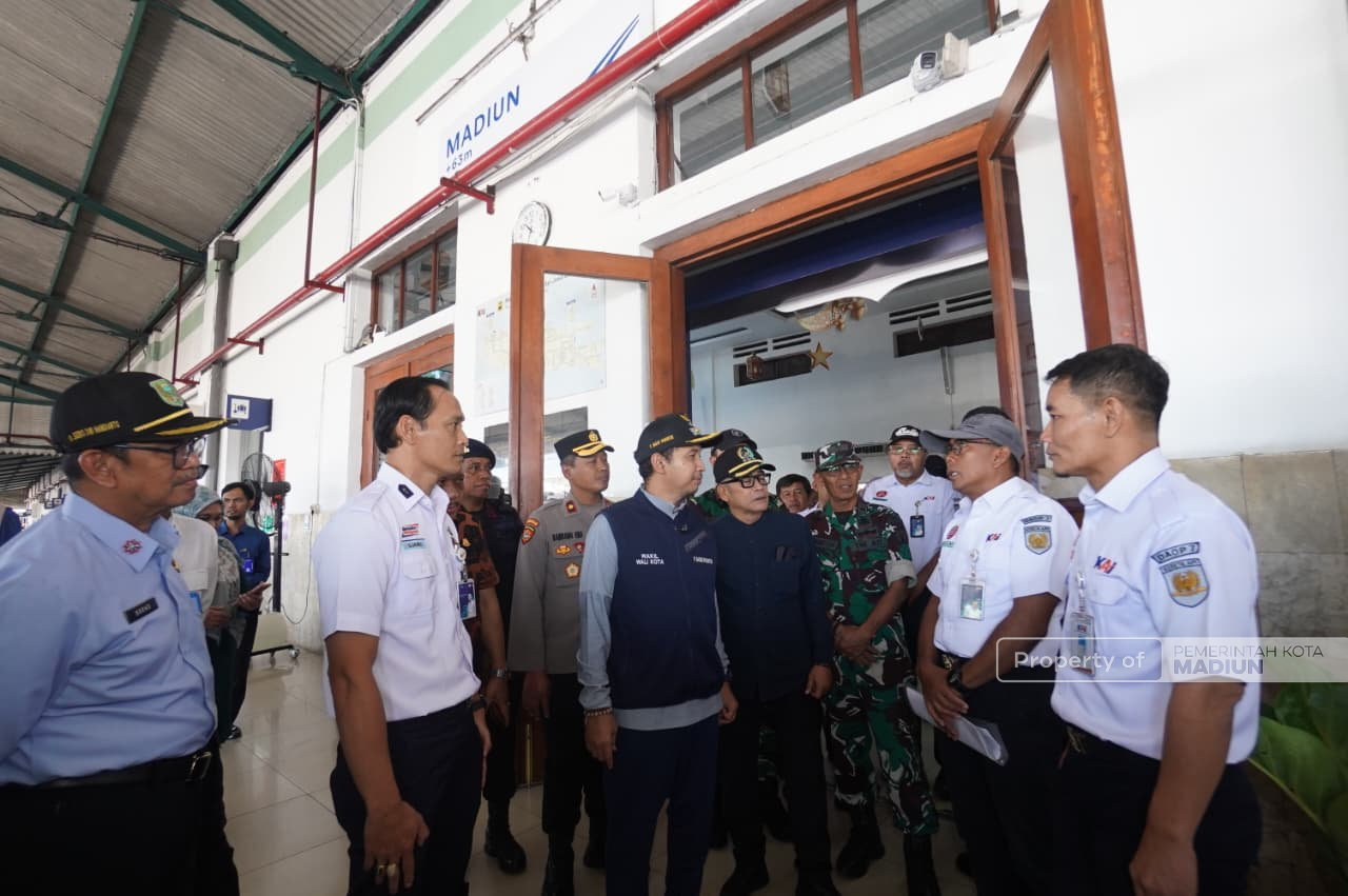 Maraton Pantau Objek Strategis, Plt Wali Kota Madiun Pastikan Lebaran Aman