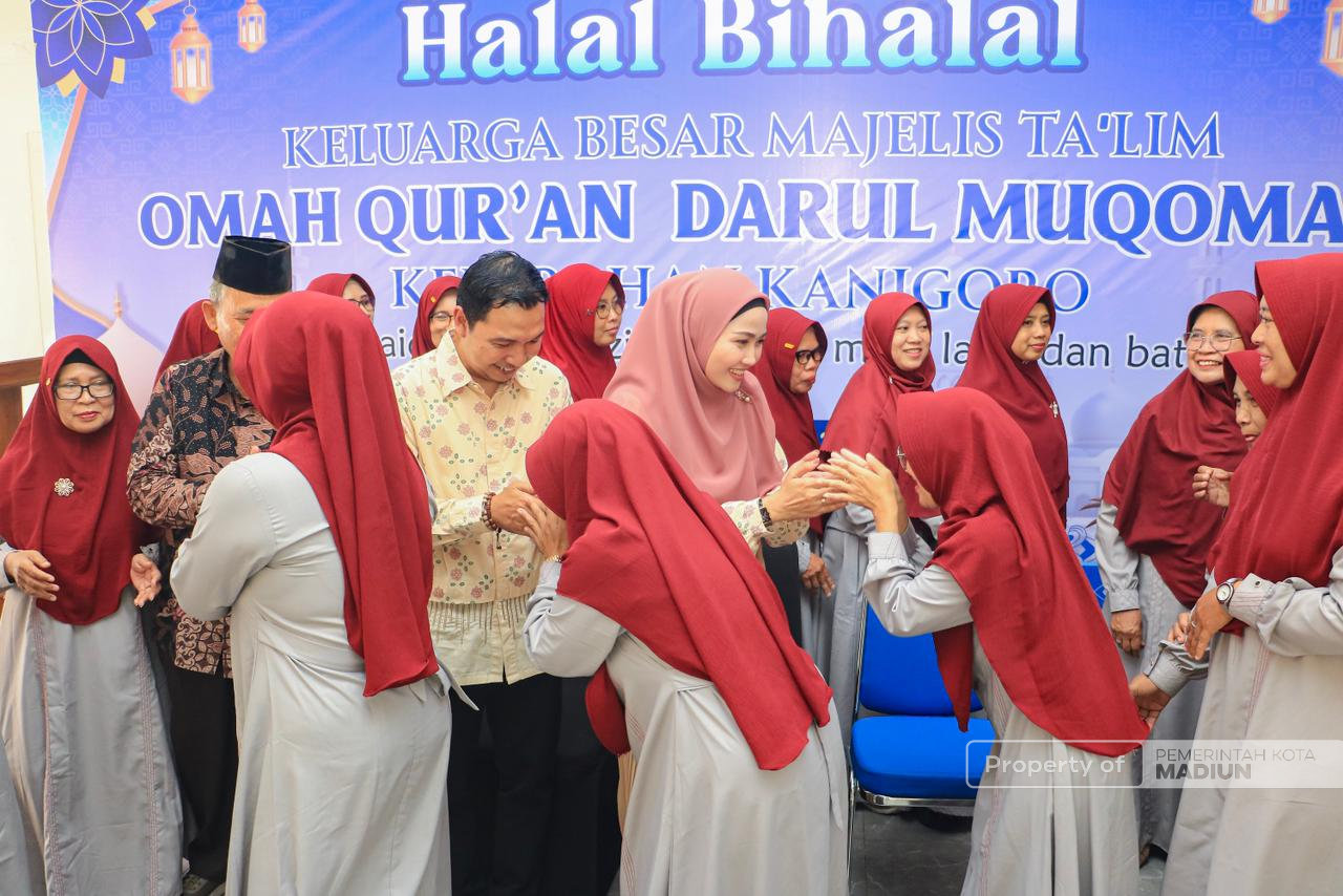 Hadiri Halal Bihalal Majelis Ta’lim, Plt Wali Kota Madiun Tekankan Penguatan SDM guna Pengentasan Kemiskinan