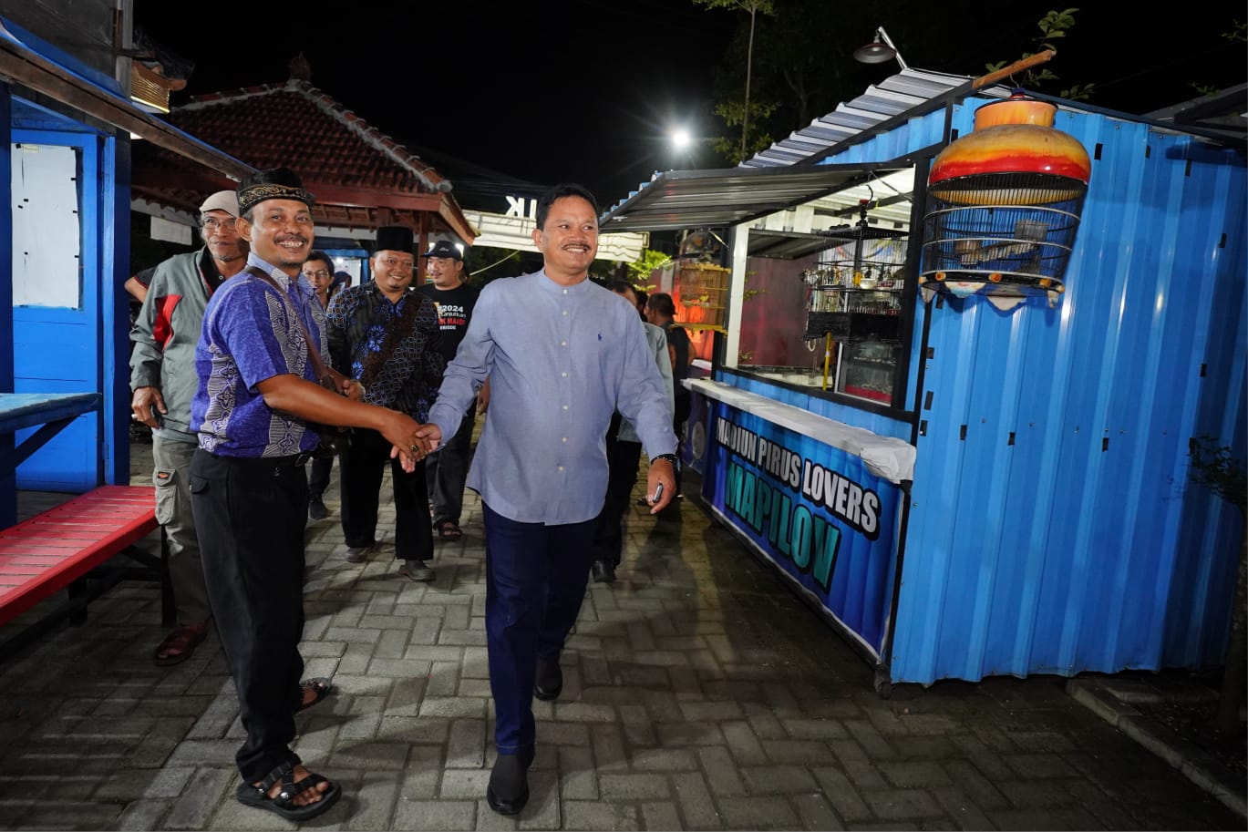Hadiri Halal Bihalal Pasar Seni Tawangrejo, Wali Kota Imbau Pedagang Jaga Kerukunan