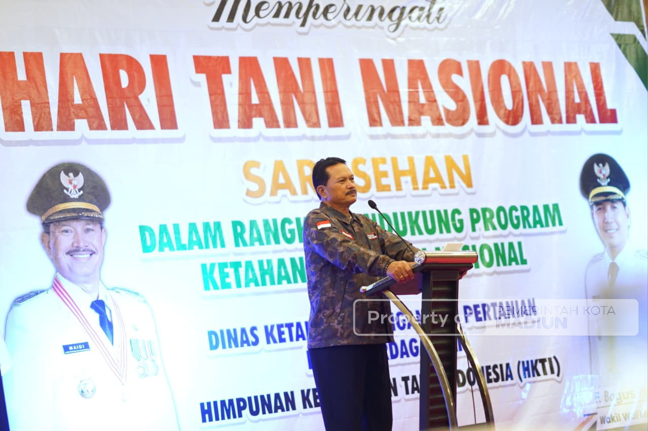 Hadiri Sarasehan Ketahanan Pangan, Wali Kota Madiun Tegaskan Ketahanan Pangan Sebagai Pilar Pembangunan Daerah